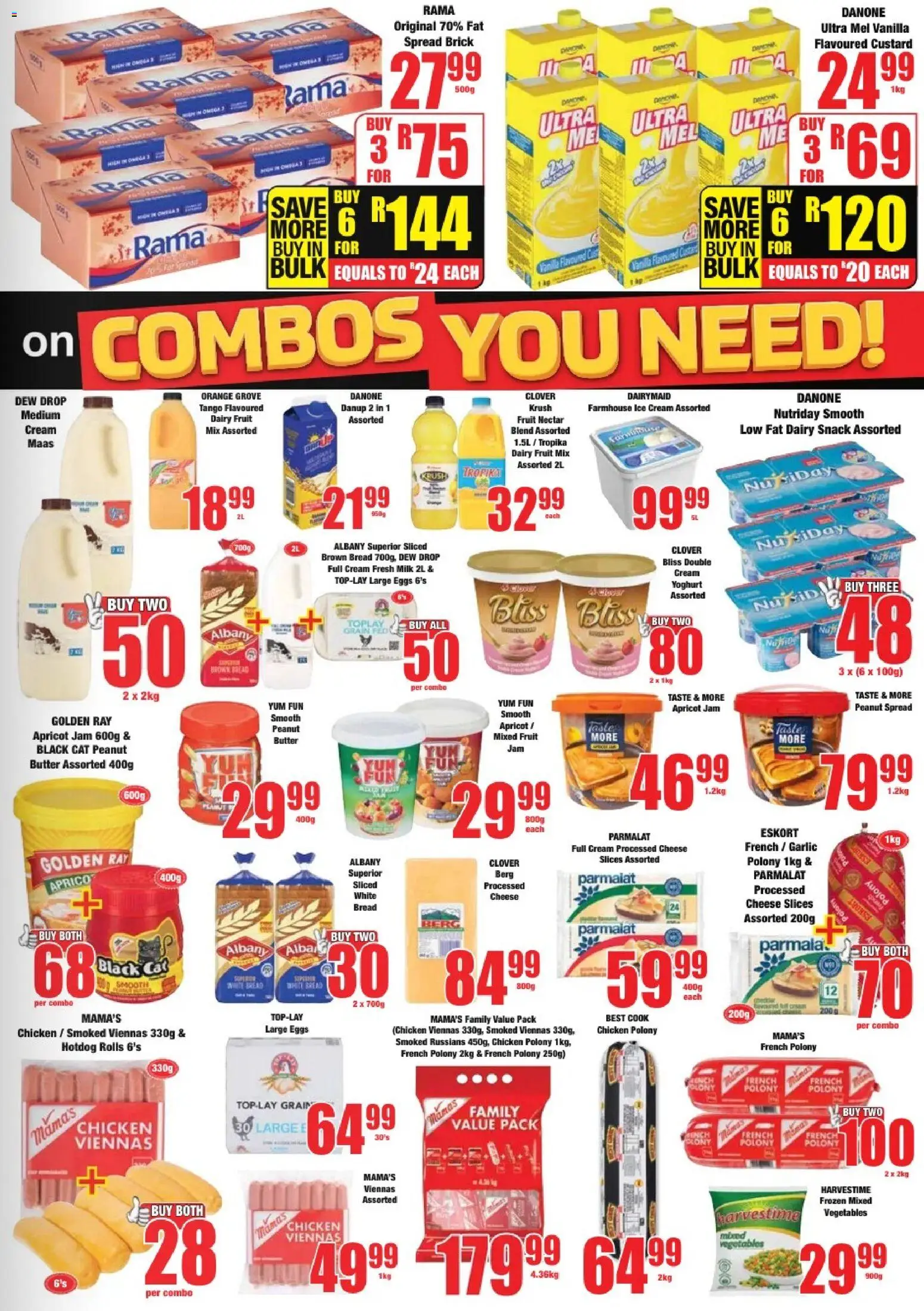New Boxer catalogue – valid from 27.11.2025 | Page: 3 | Products: Jam, Yoghurt, Milk, Bread