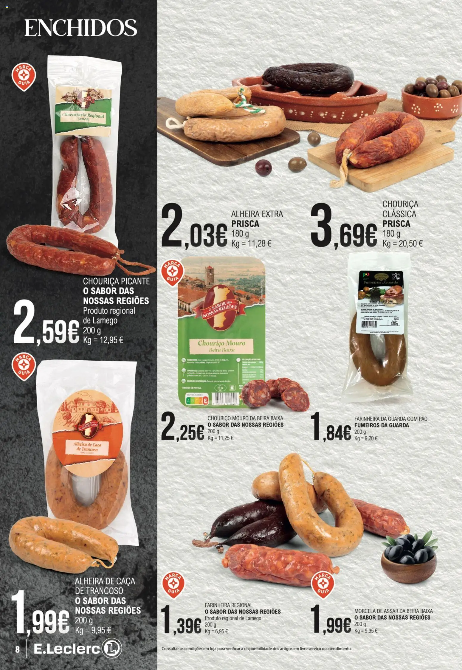 E.Leclerc folheto Queijos, Enchidos e Vinhos │ válido de 10.02.2026 | Página: 8