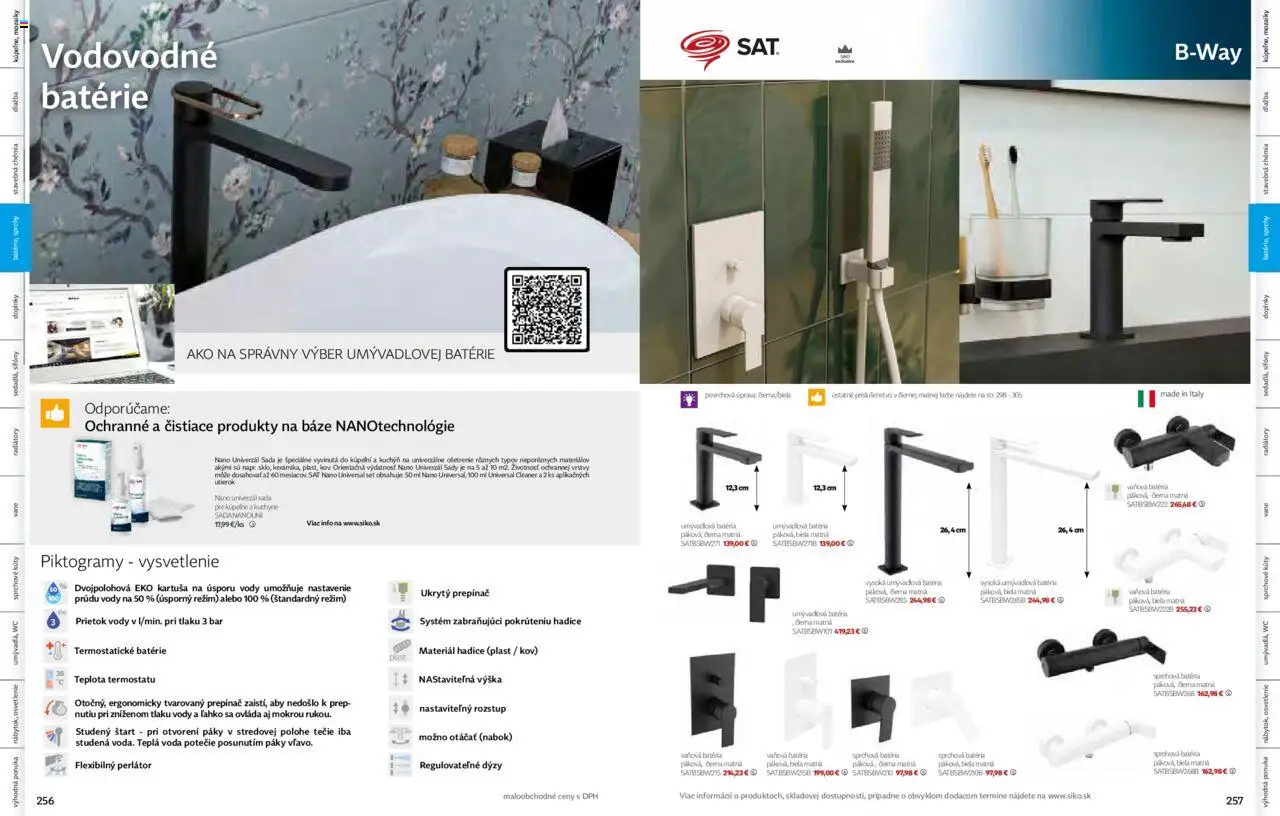 Nové Siko akcie – leták je platný od 01.09.2025 | Strana: 129 | Produkty: Osvetlenie, Radiátory, Wc, Batéria