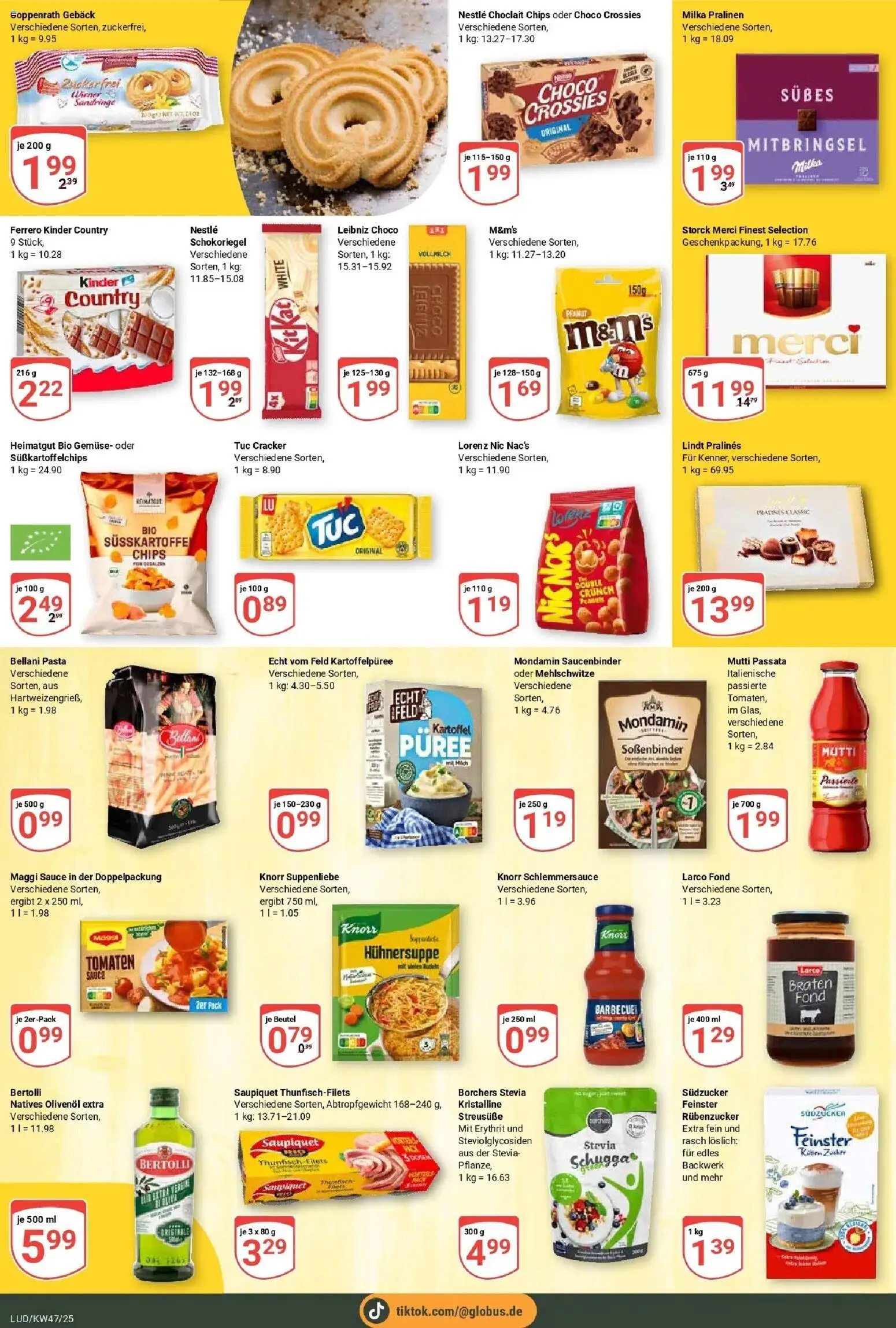 Globus prospekt Ludwigshafen-Oggersheim	 (ab 17.11.2025) » Angebote online | Seite: 17 | Produkte: Merci, Maggi, Knorr, Lindt