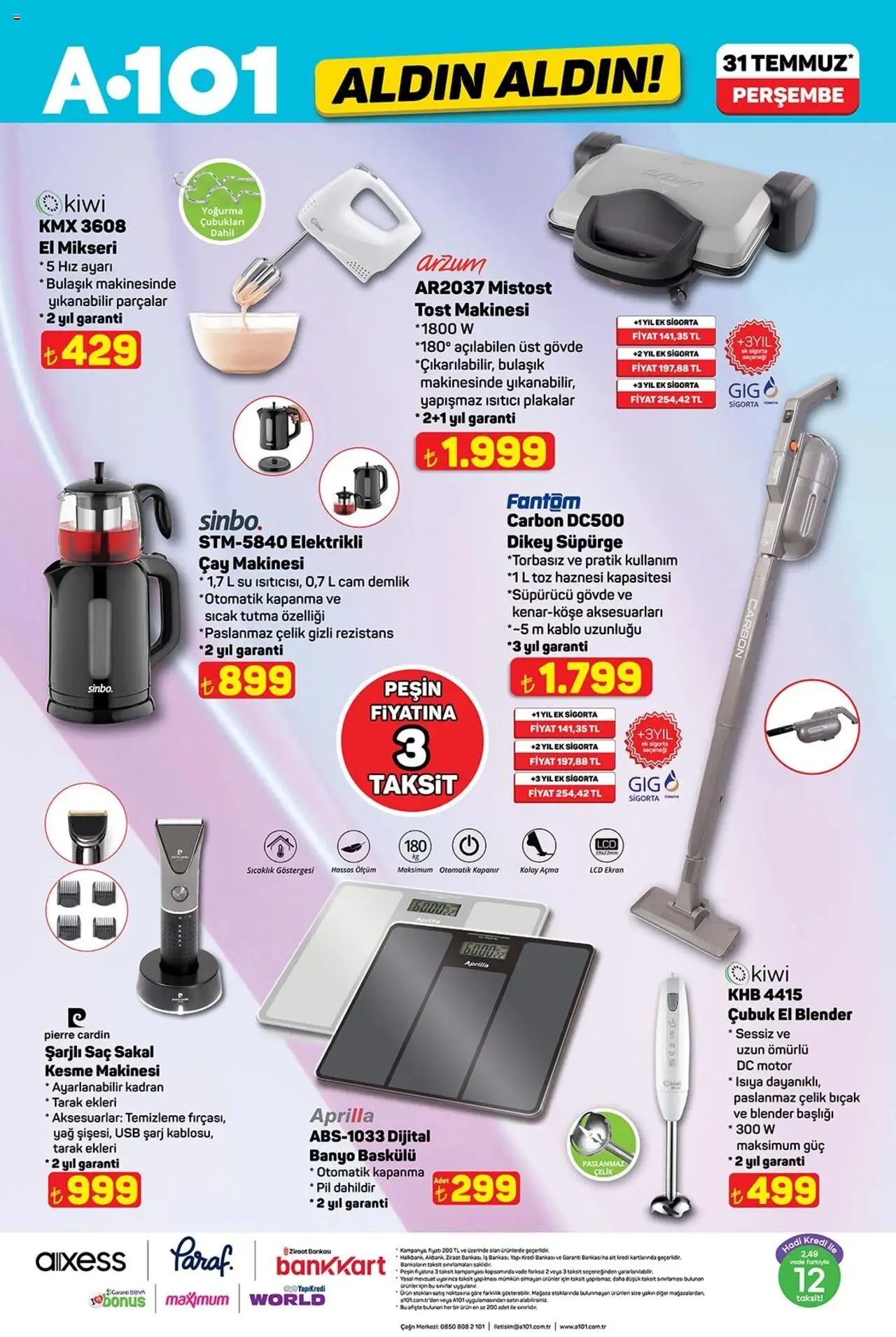 A101 Katalog - 31.07.2025 tarihinden itibaren geçerlidir | Sayfa: 6 | Ürünler: Pil, Yağ, USB, Demlik