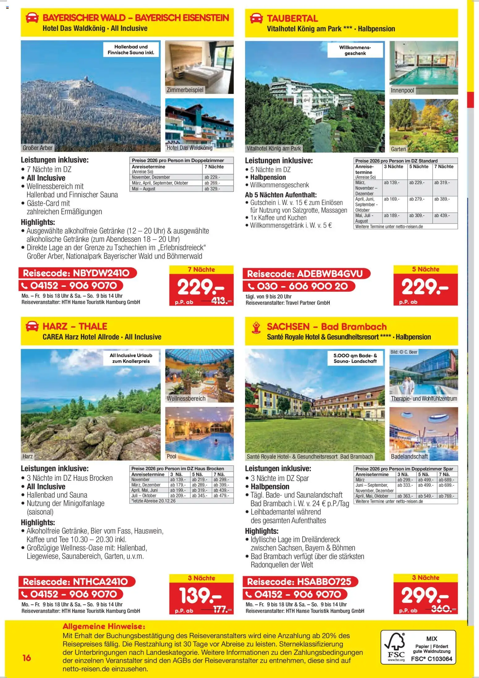 Netto Reisen Prospekt 	 – gültig ab 26.02.2026 | Seite: 16 | Produkte: Kaffee, Bier, Tee, Uhr