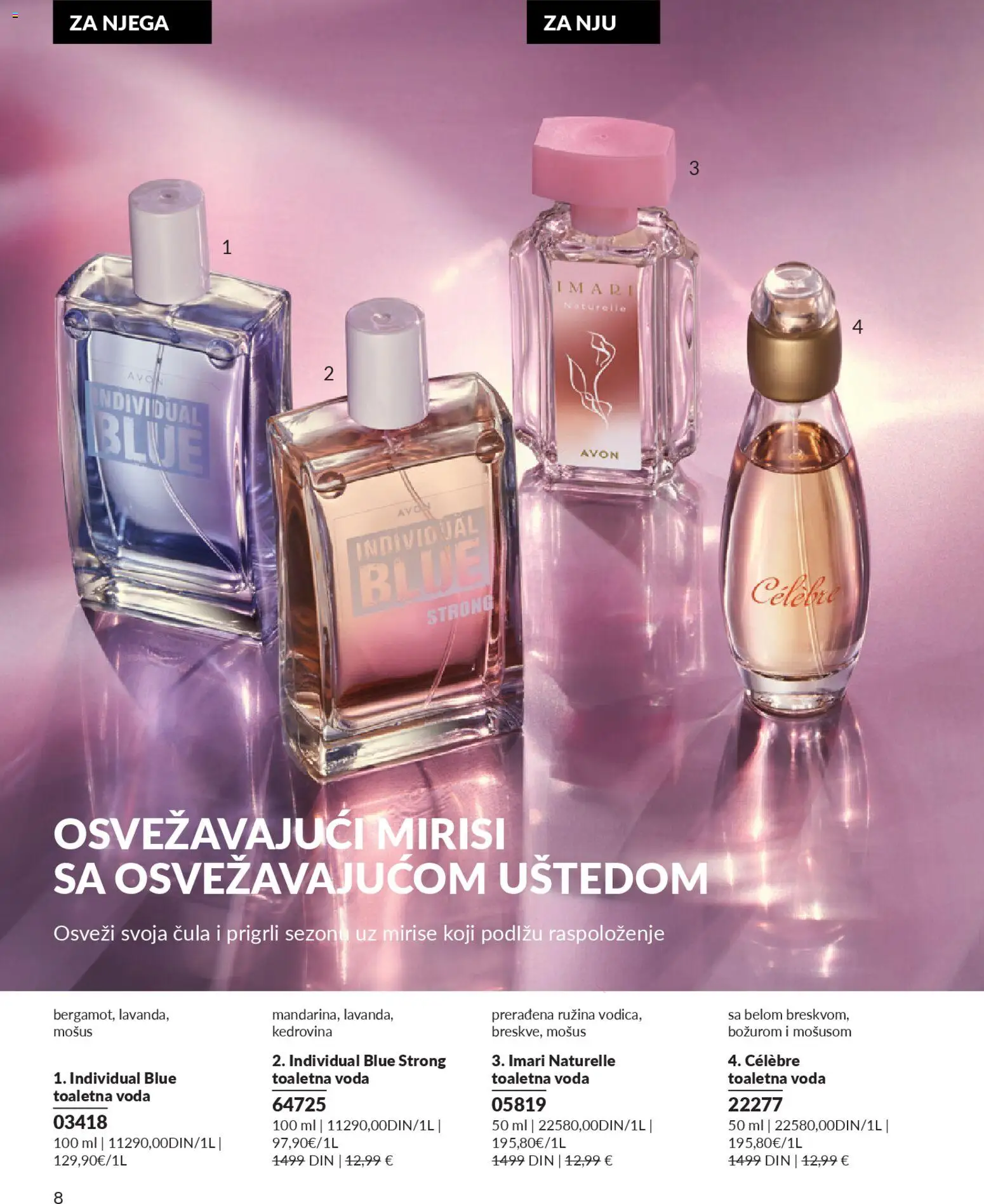 AVON katalog - važi od 29.12.2025 | Strana: 10 | Proizvode: Toaletna voda, Voda
