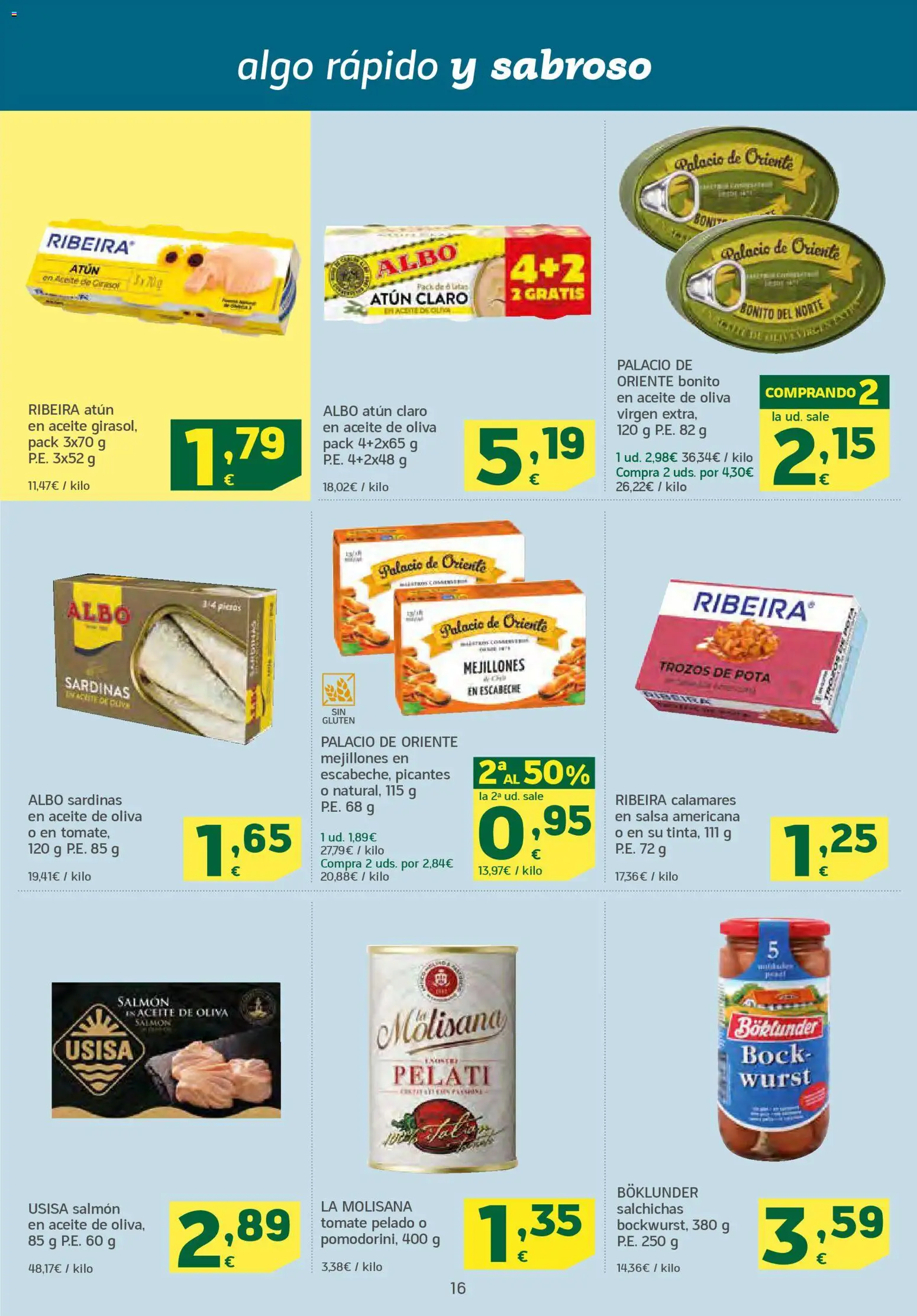 HiperDino folleto │ válido desde el 24.02.2026 | Página: 16 | Productos: Aceite, Aceite de oliva, Aceite de girasol, Atún claro