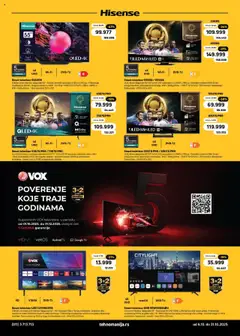 Tehnomanija katalog - pregled Tehnomanija kataloga - važi od 06.10.2025 | Strana: 15 | Proizvode: Smart televizor, Televizor, Audio, LED televizor