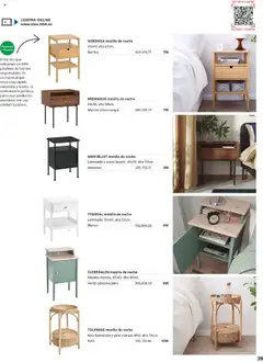Vista previa Catálogo IKEA Muebles para el dormitorio válido desde el 01.09.2025 | Página: 39 | Productos: Mesilla de noche