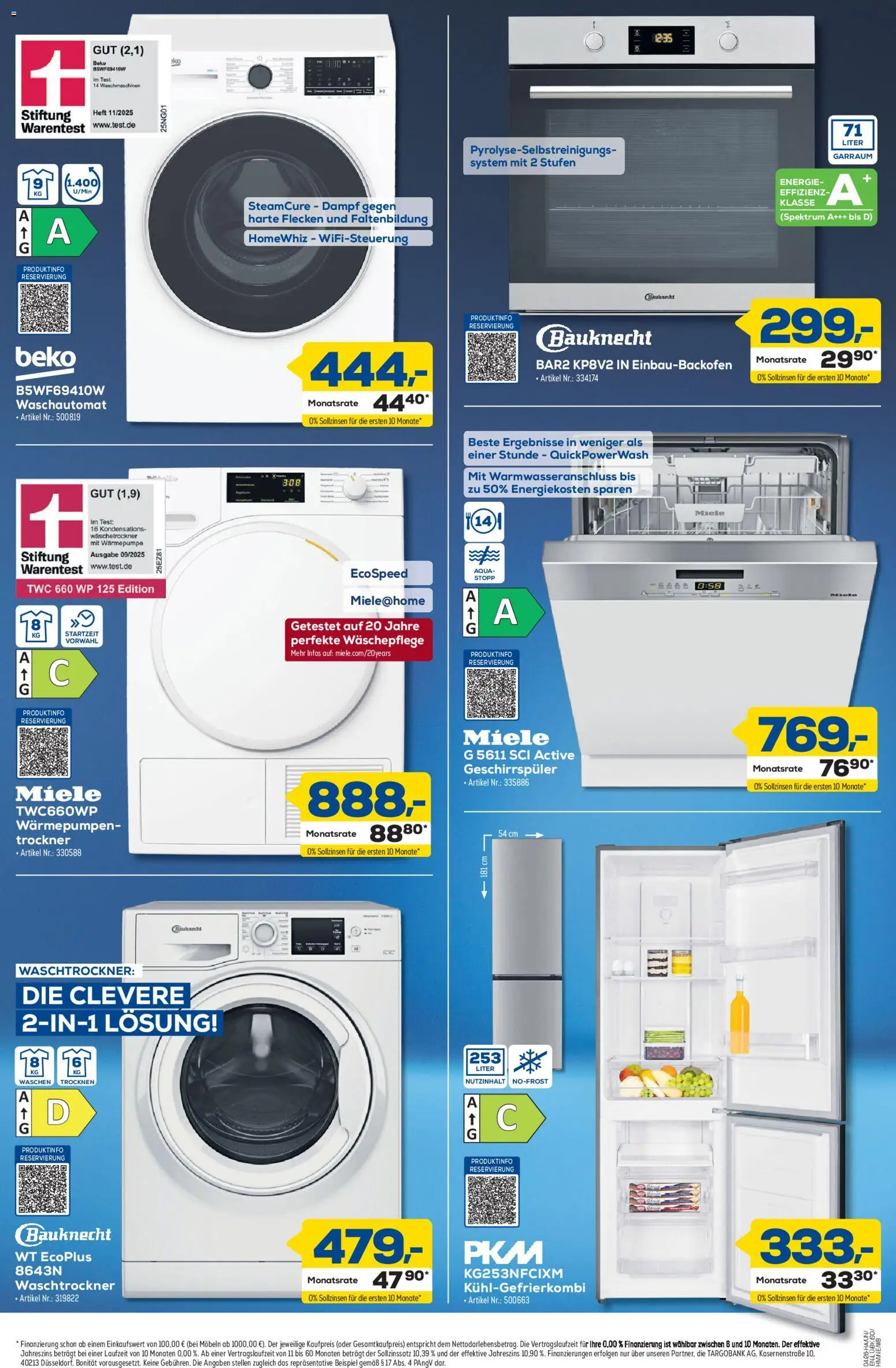Euronics  Aktueller Prospekt Berlet – gültig ab 15.01.2026 | Seite: 5 | Produkte: Miele, Trockner, Geschirrspüler, Waschtrockner