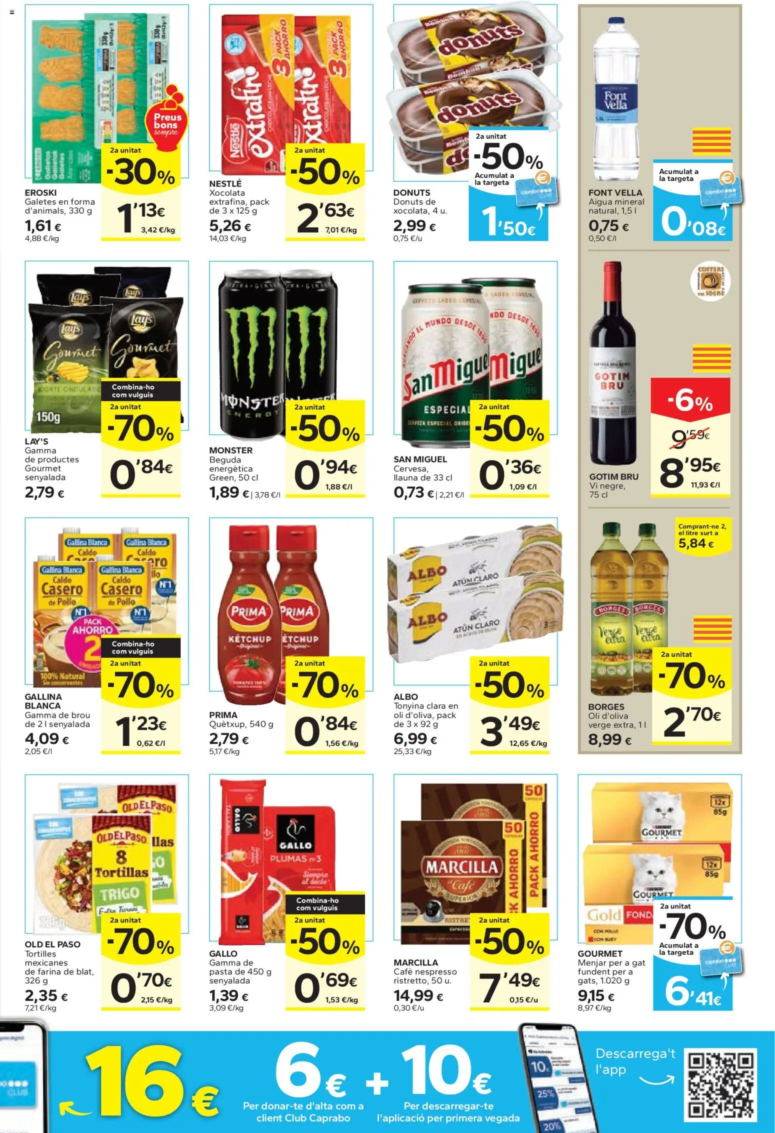 Caprabo folleto │ válido desde el 05.01.2026 | Página: 3 | Productos: Pasta, Galletas, Donuts, Atún claro