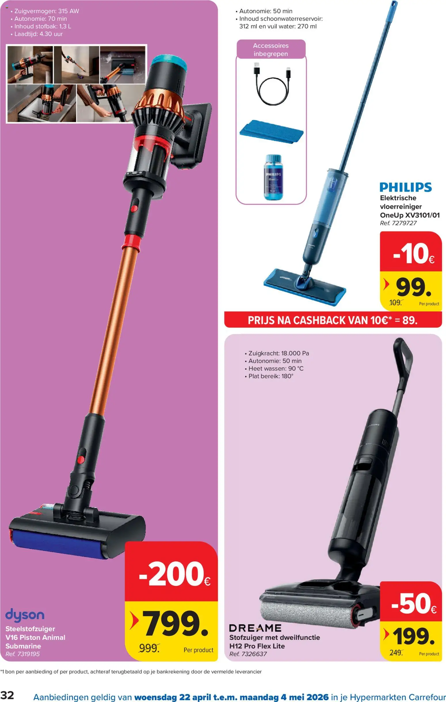 {H1} | Pagina: 32 | Producten: Stofzuiger