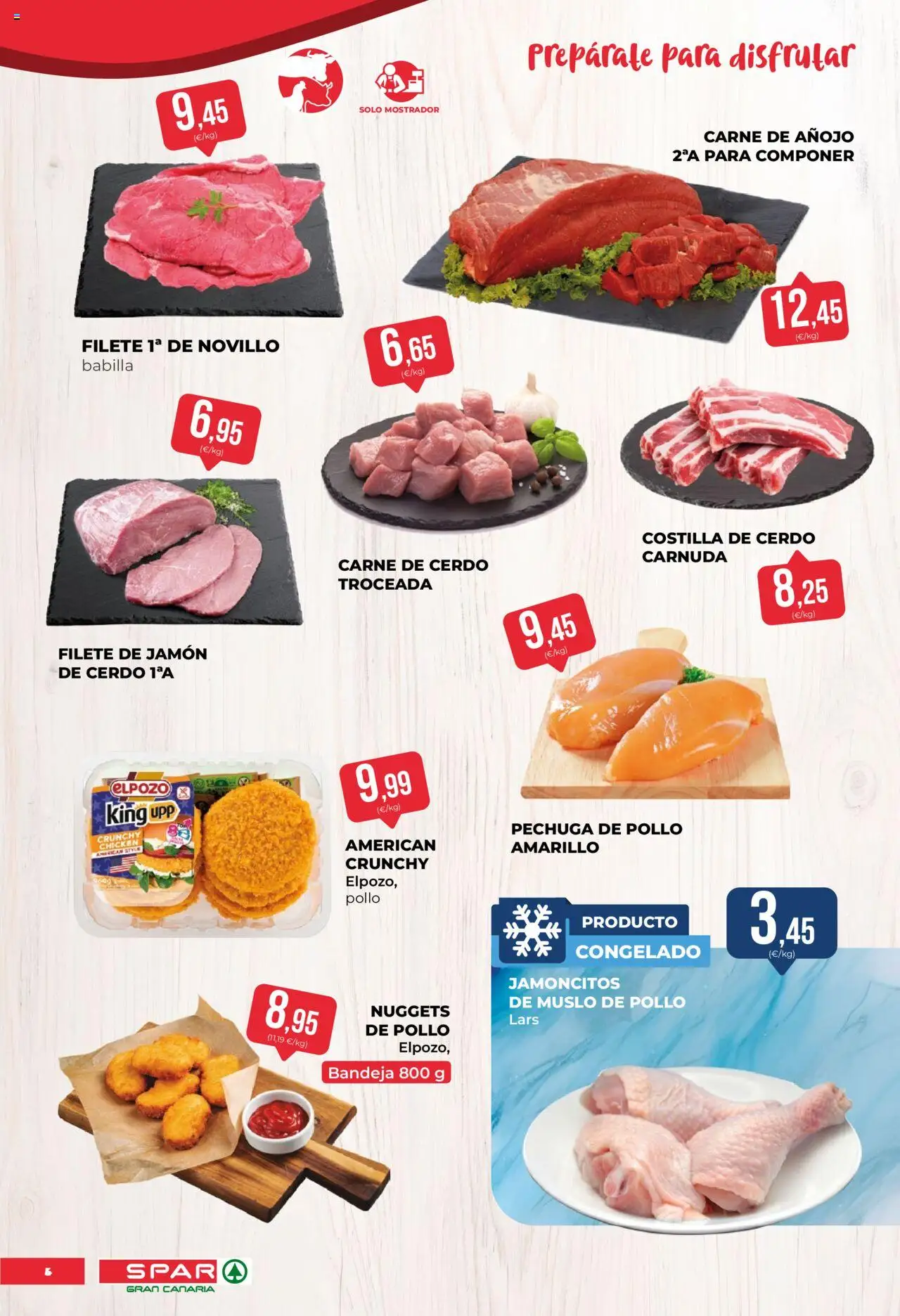 Spar folleto │ válido desde el 22.08.2025 | Página: 5 | Productos: Jamón, Cerdo, Bandeja, Nuggets