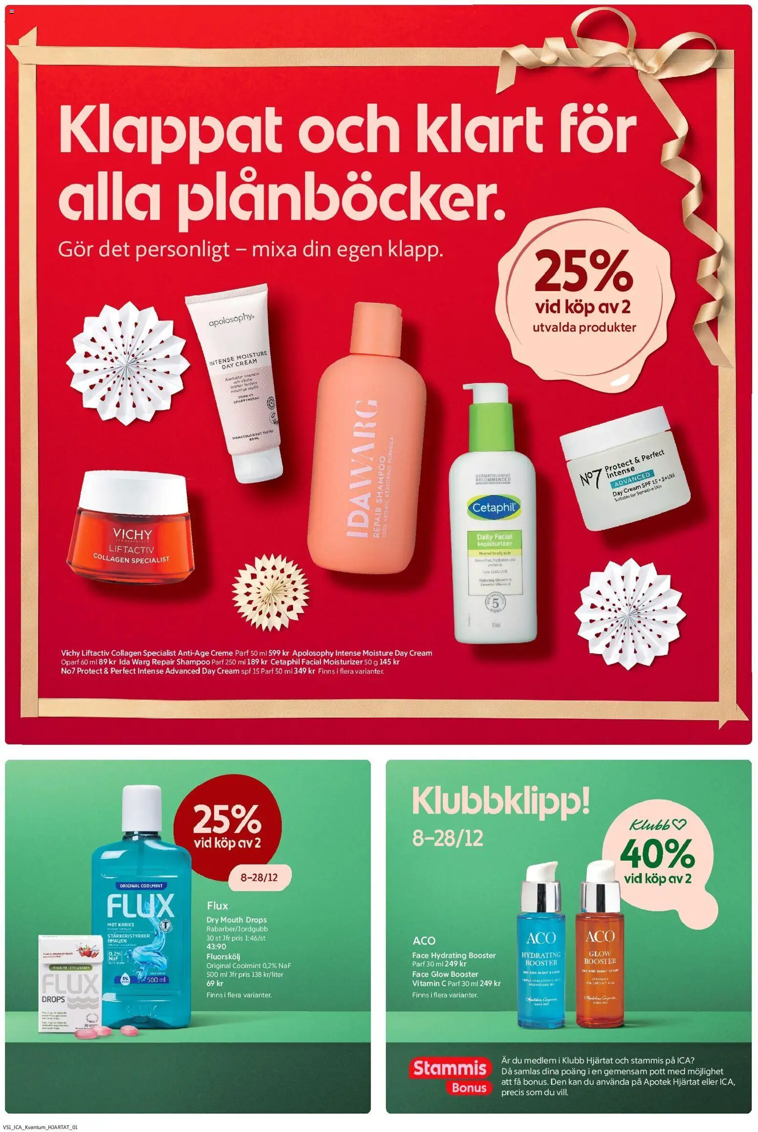 ICA Kvantum reklamblad aktuell från 15.12.2025 | Sida: 8 | Produkter: Serum