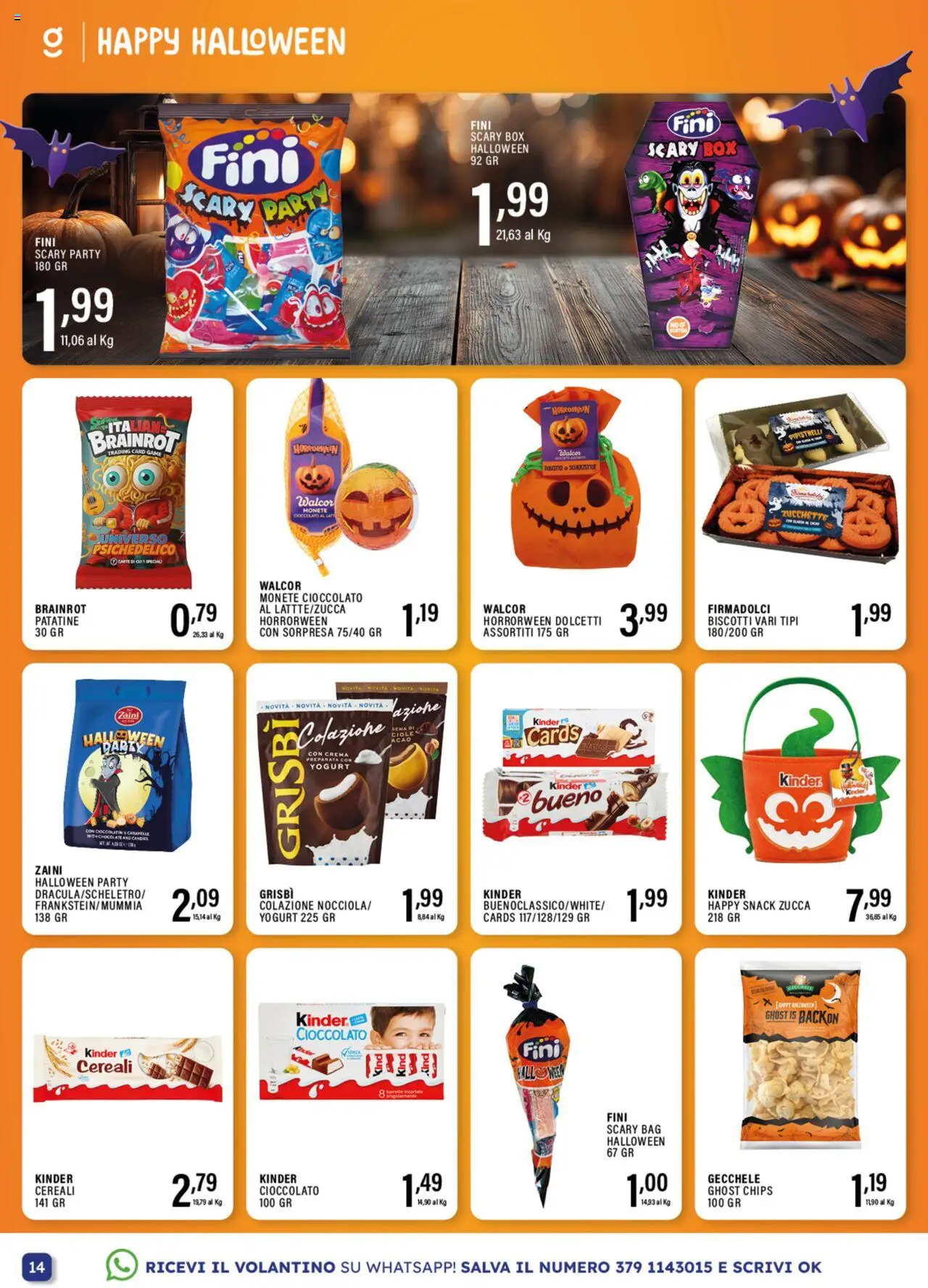 Volantino GECOP del 20.10.2025 | Pagina: 14 | Prodotti: Yogurt, Cereali, Biscotti, Zucca