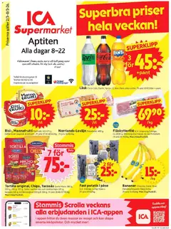 ICA Supermarket erbjudanden - Förhandsvisning av reklamblad från butik ICA Supermarket aktuell från 02.03.2026