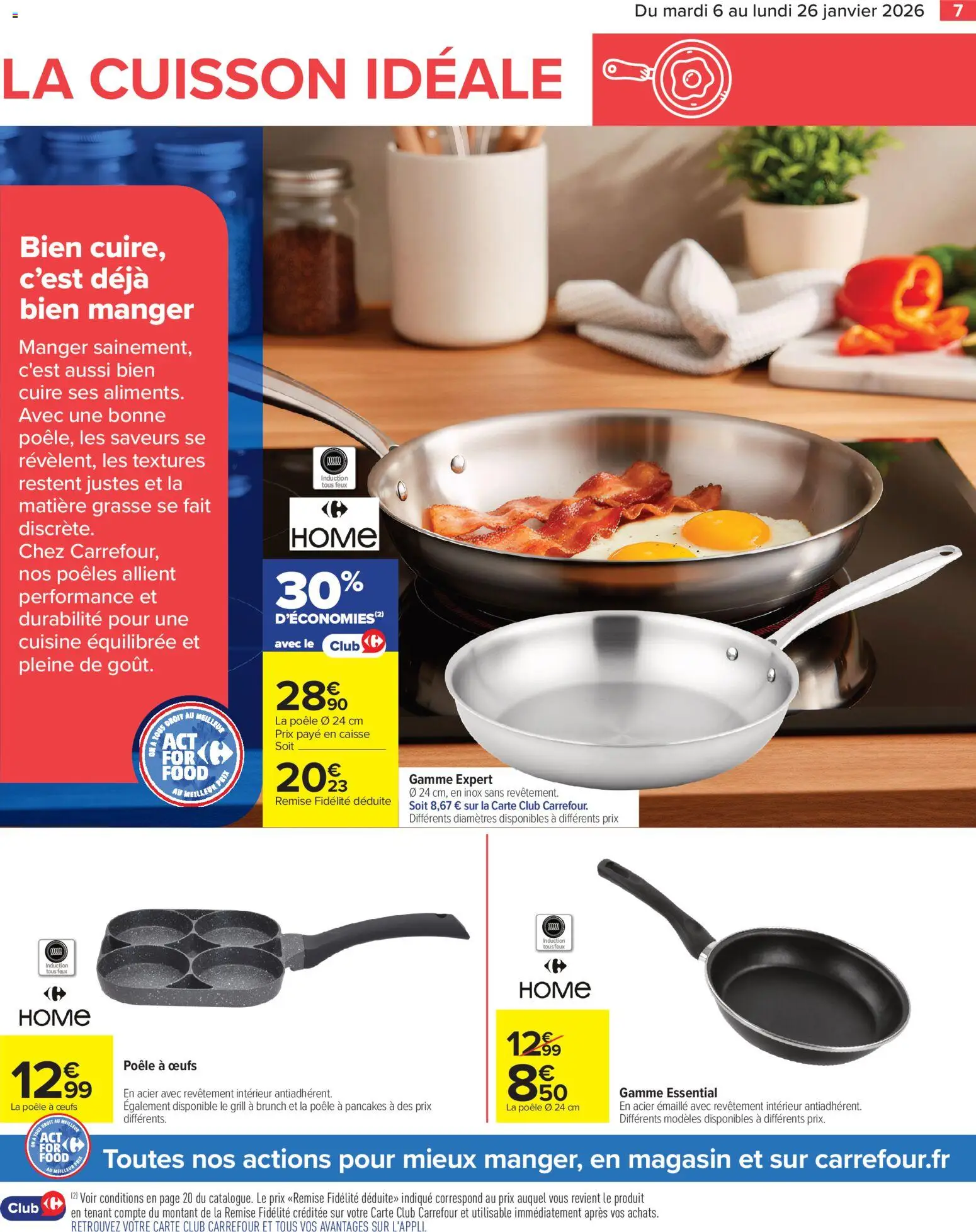 {H1} | Page: 7 | Produits: Poêle, Grill, Poêle à pancakes, Œufs