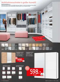 Zurbrüggen Prospekt 	 ab 28.03.2026 gültig | Seite: 13 | Produkte: Schwebetürenschrank, Schrank, Spiegel, Creme