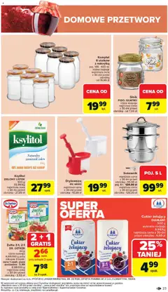 Carrefour Gazetka od 02.06.2025 | Strona: 25 | Produkty: Drylownica do wiśni, Ksylitol, Cukier żelujący, Sokownik