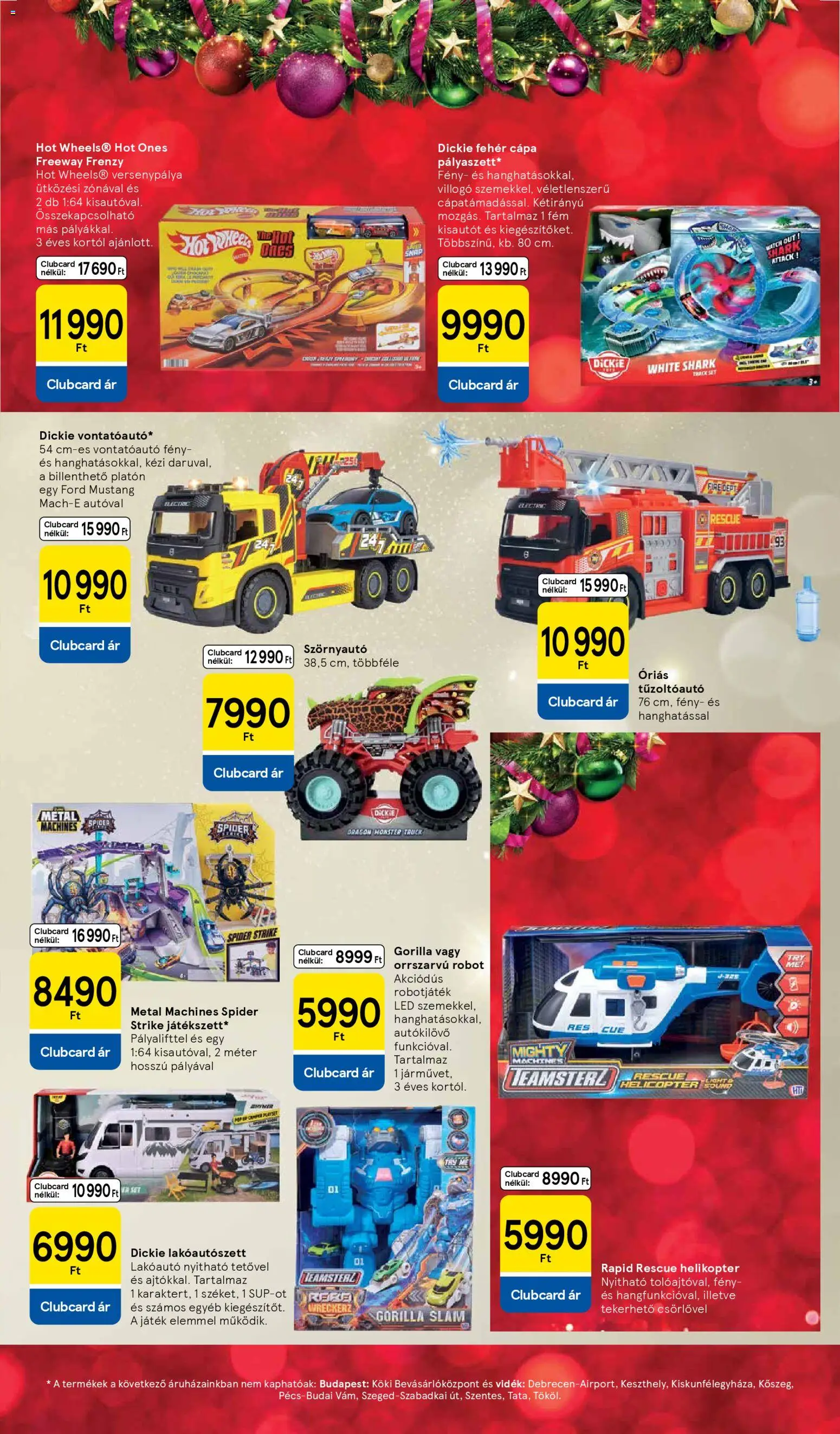 Tesco akciós ujság - amely érvényes a következő dátumtól: 29.10.2025 | Oldal: 27 | Termékek: Játék, Robot