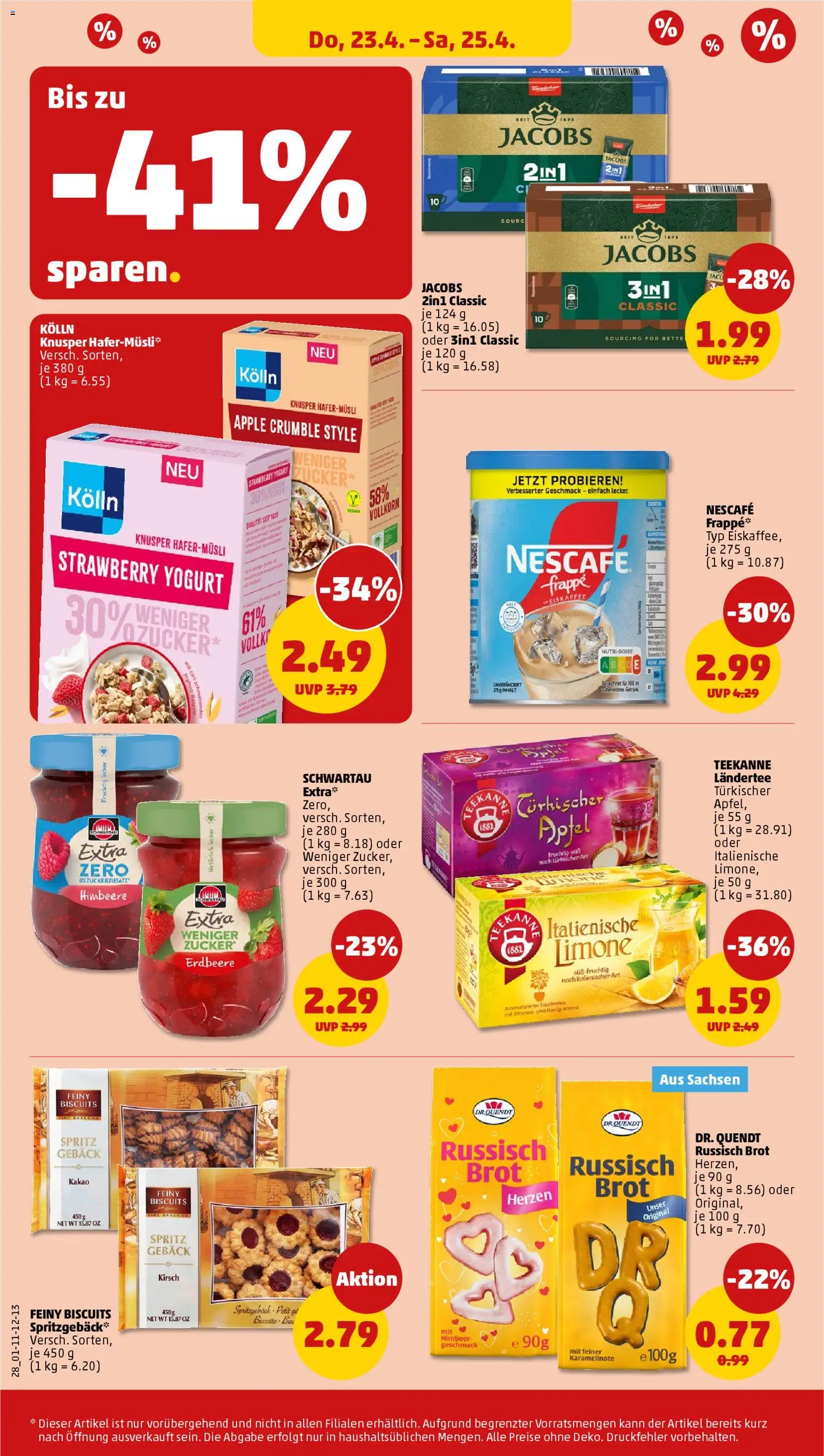 Penny Prospekt 	 – gültig ab 20.04.2026 | Seite: 34 | Produkte: Nescafe, Äpfel, Apple, Teekanne