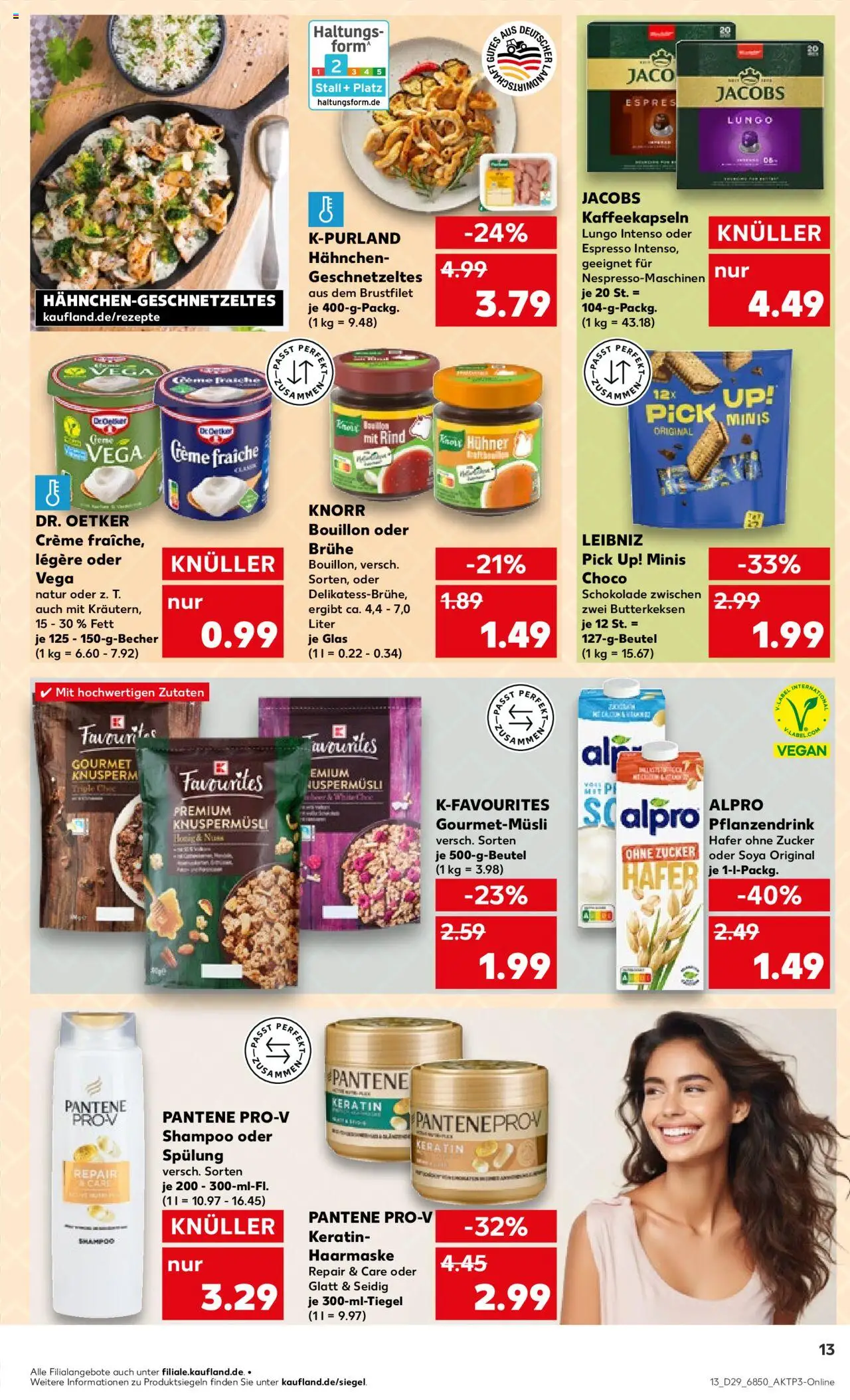 Kaufland prospekt Stuttgart	 - gültig ab dem 17.07.2025 | Seite: 13 | Produkte: Spülung, Haarmaske, Creme, Alpro