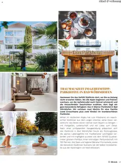 Parkhotel in Bad Wörishofen, 4-Sterne-Parkhotel in Bad Wörishofen. Wir verlosen zwei Nächte für eine Familie (zwei Erwachsene plus zwei Kinder) im wunderschönen Parkhotel. – gültig ab 12.09.2025 | Seite: 87 | Produkte: Bad