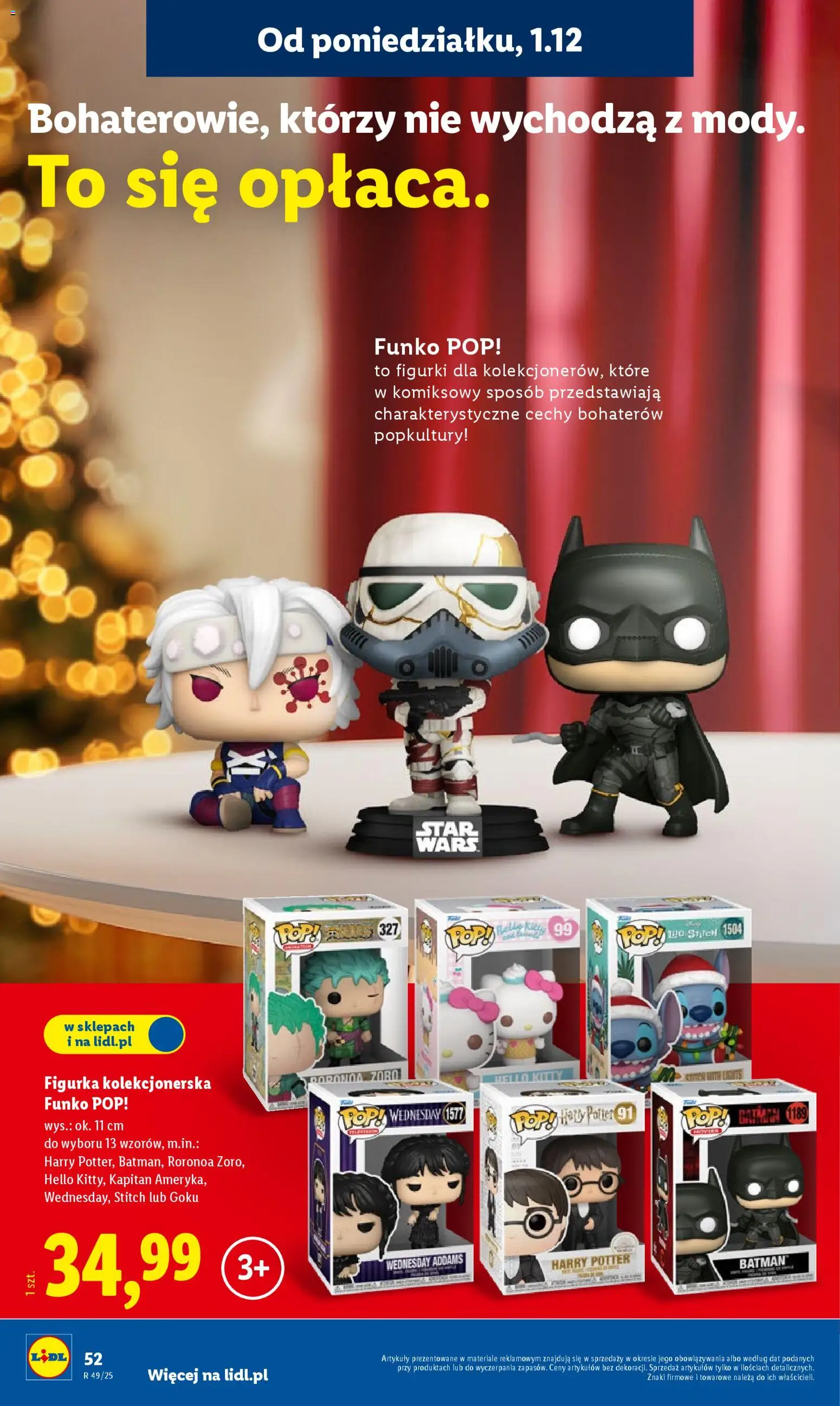 Lidl Katalog zabawek od 03.11.2025 | Strona: 52 | Produkty: Figurki