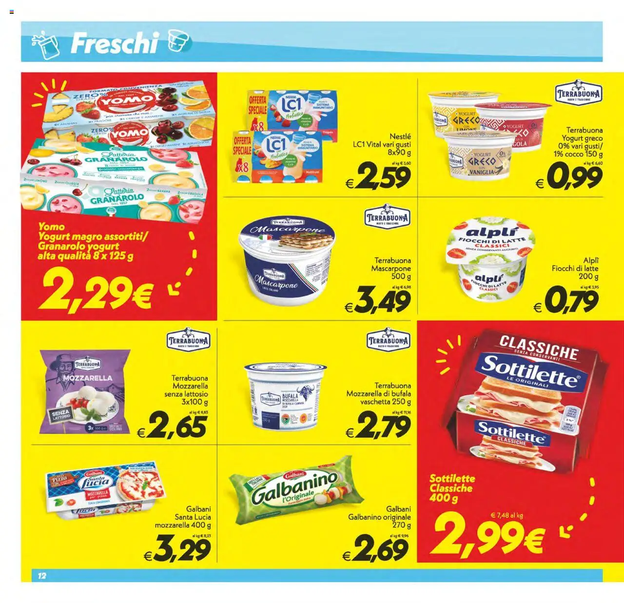 Volantino SuperConveniente del 03.06.2025 | Pagina: 12 | Prodotti: Yogurt, Fiocchi, Latte, Ananas