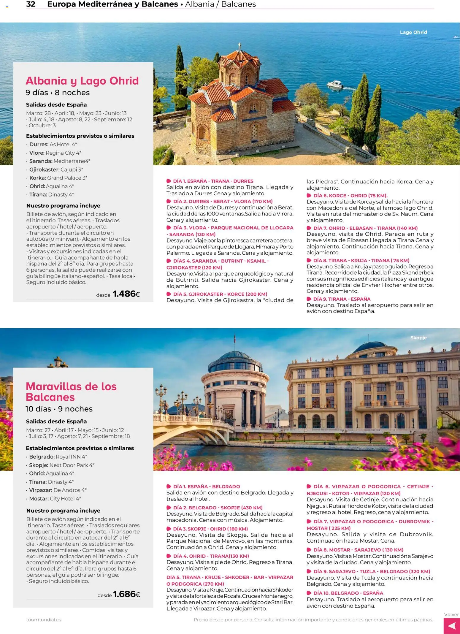 Viajes El Corte Inglés Europa │ válido desde el 01.01.2026 | Página: 32