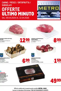 Anteprima del volantino Metro volantino Offerte freschissimi valido a partire dal 09.04.2026