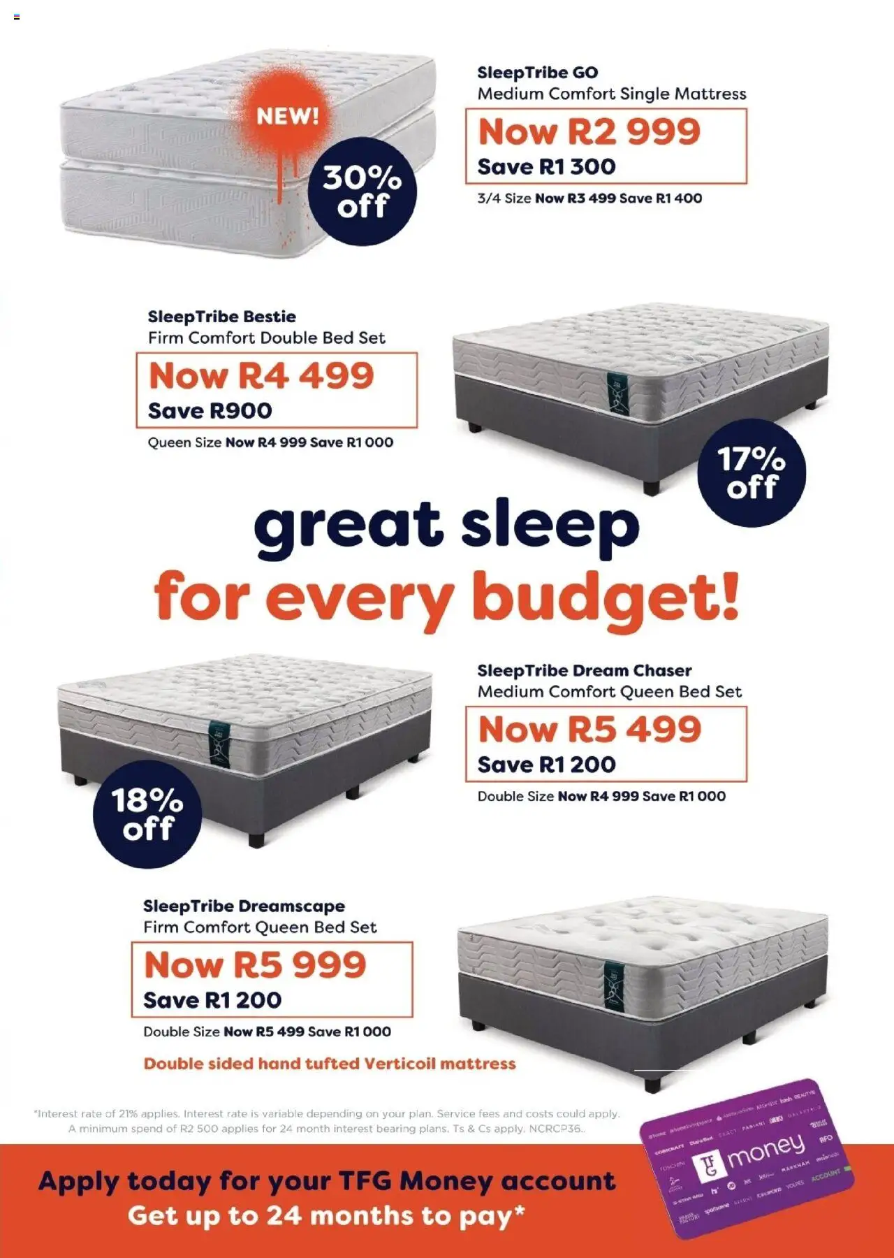 Dial-a-Bed - Mojo Beds Opening Sale Catalogue │ valid from 25.08.2025 | Page: 7 | Products: Double bed, Queen bed, Bed, Mattress