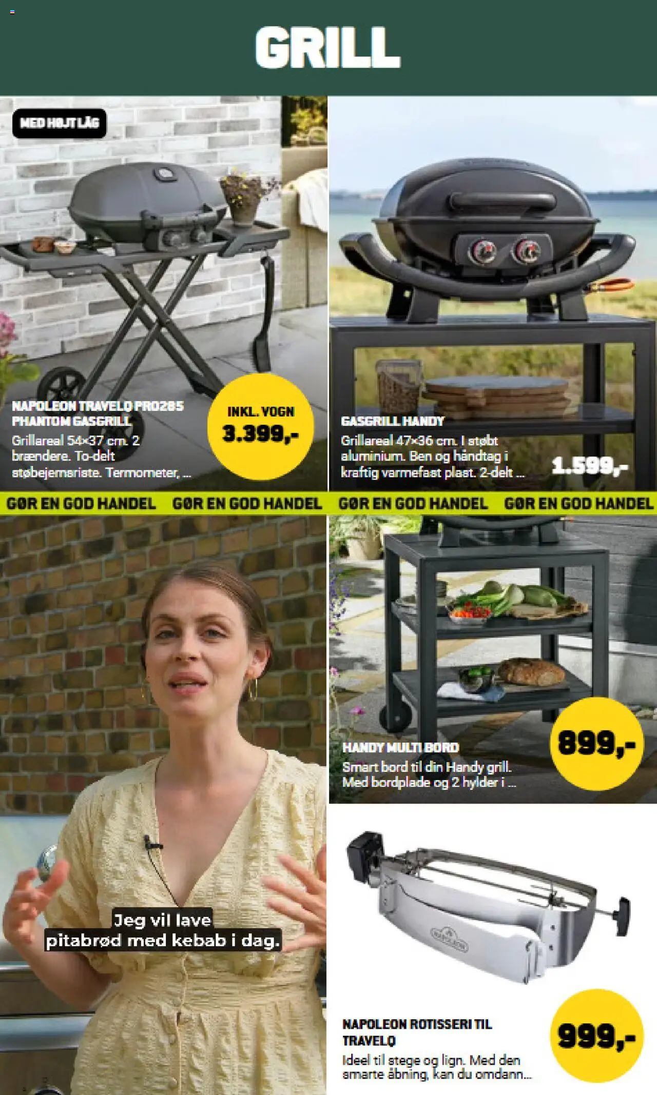 XL-BYG Tilbudsavis gyldig fra 08.08.2025 | Side: 11 | Produkter: Pitabrød, Kebab, Bord, Grill