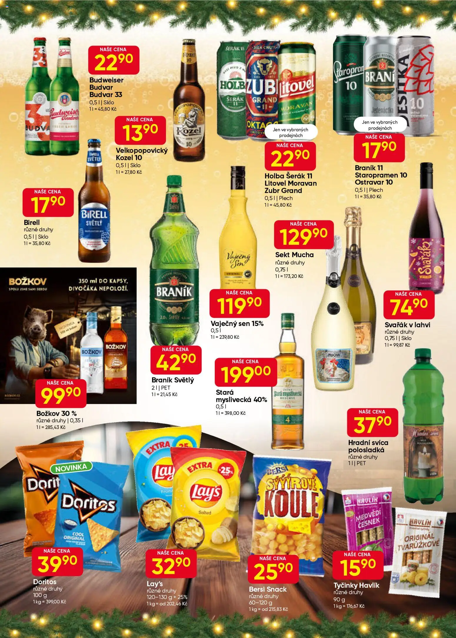 Hruška leták od 10.12.2025 | Strana: 8 | Produkty: Holba šerák, Zubr, Kozel, Braník