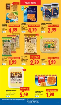 LIDL - Prévisualisation de Saumon fumé ASC (5), 220 g, Saumon origine Norvège valide à partir de 23.10.2025 | Page: 13 | Produits: Pêche, Aligot, Saumon fumé, Mozzarella