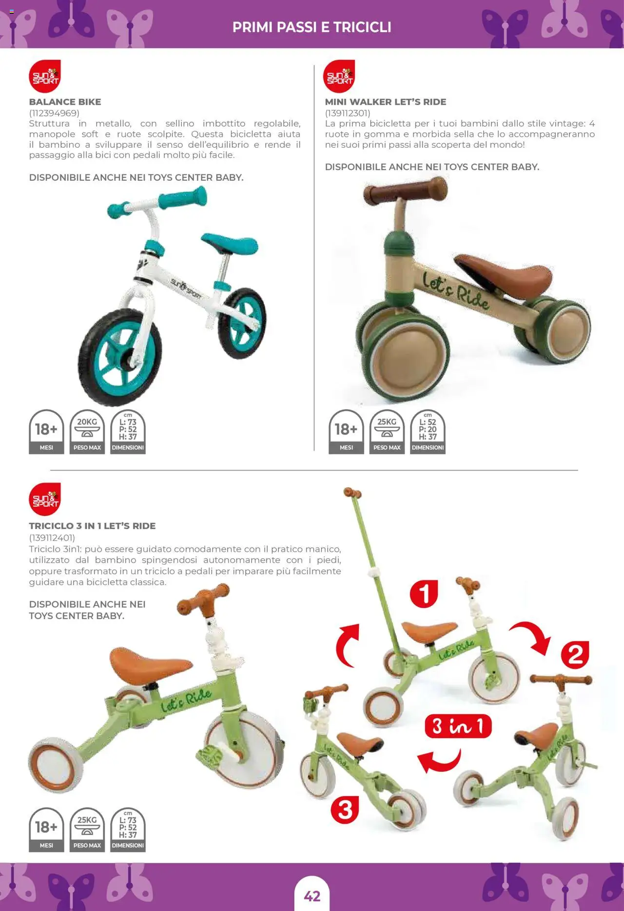 Volantino Toys Center del 03.04.2025 | Pagina: 44 | Prodotti: Bicicletta
