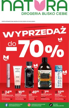 Pogląd oferty "Drogerie Natura Gazetka" - ważna od 29.12.2025