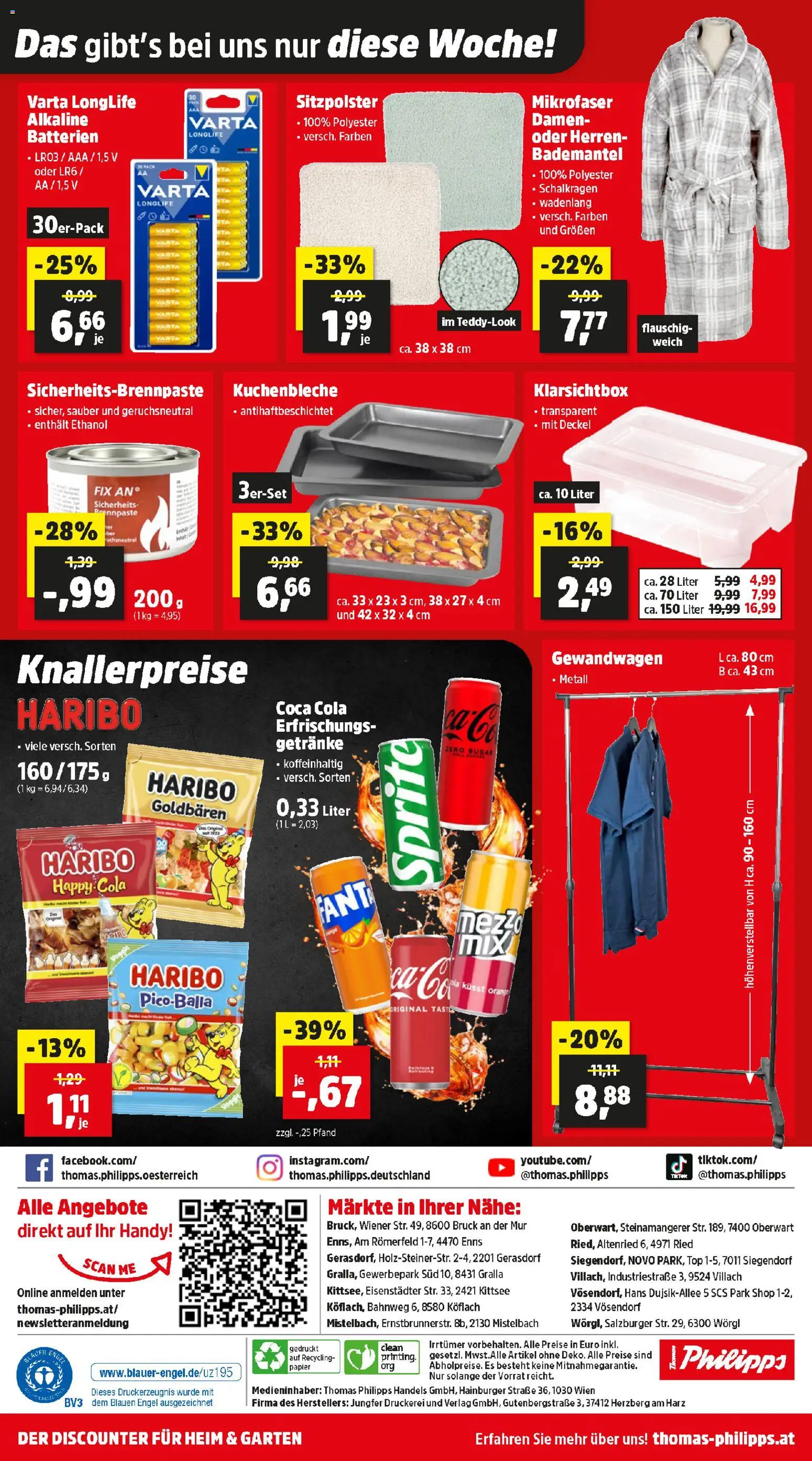 Thomas Philipps Flugblatt gültig ab 15.12.2025 | Seite: 20 | Produkte: Bademantel