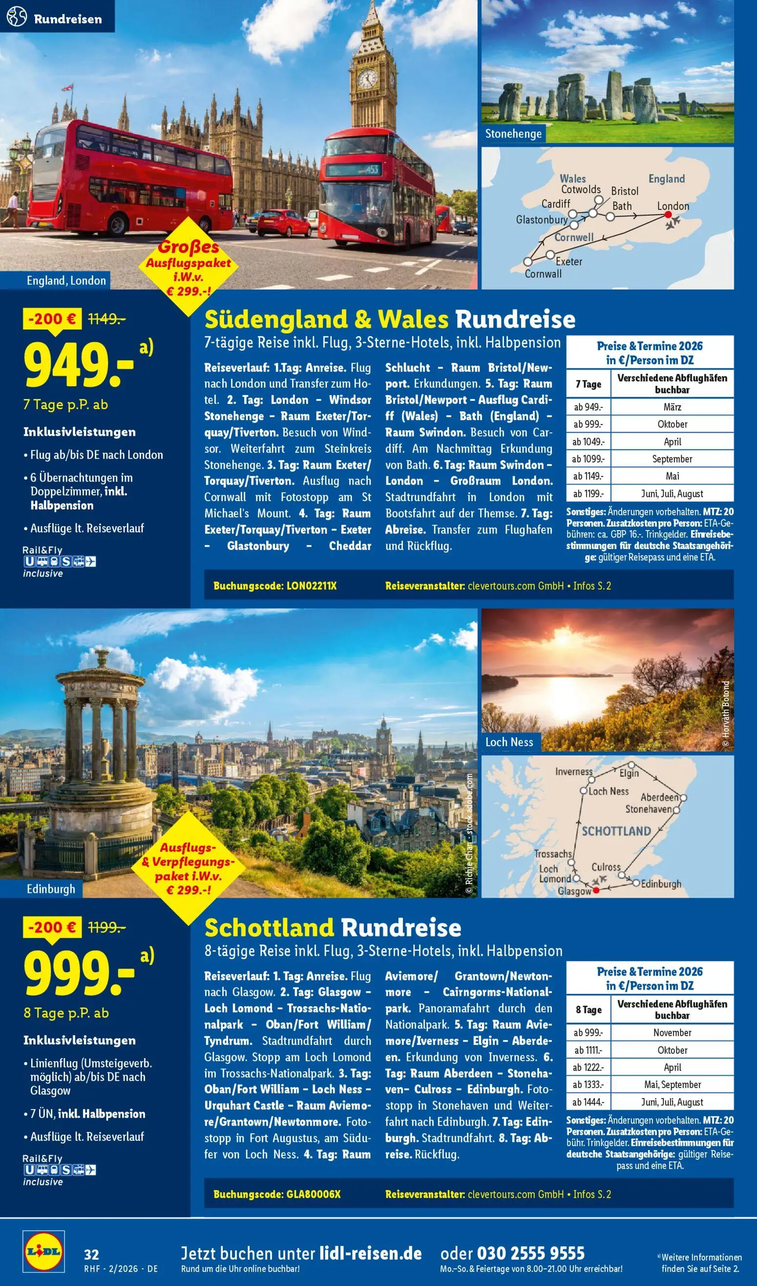 Lidl Reisen Prospekt 	 – gültig ab 31.01.2026 | Seite: 32 | Produkte: Uhr