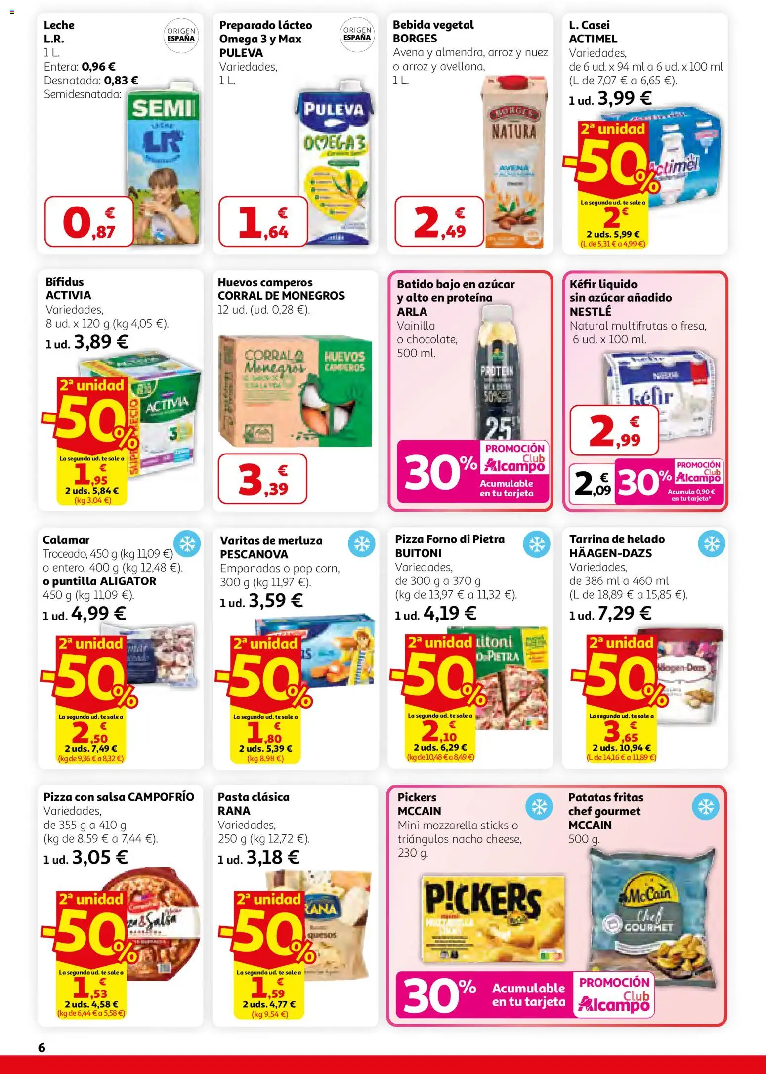 Alcampo - SST Catalán │ válido desde el 26.02.2026 | Página: 6 | Productos: Δοχείο φοντί, Pizza, Pasta, Té