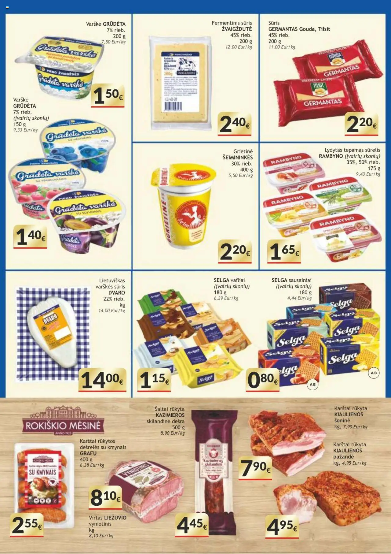 Koops akcijos nuo 13.10.2025 | Puslapis: 5 | Prekių: Sausainiai, Varškės sūris, Fermentinis sūris, Sūrelis