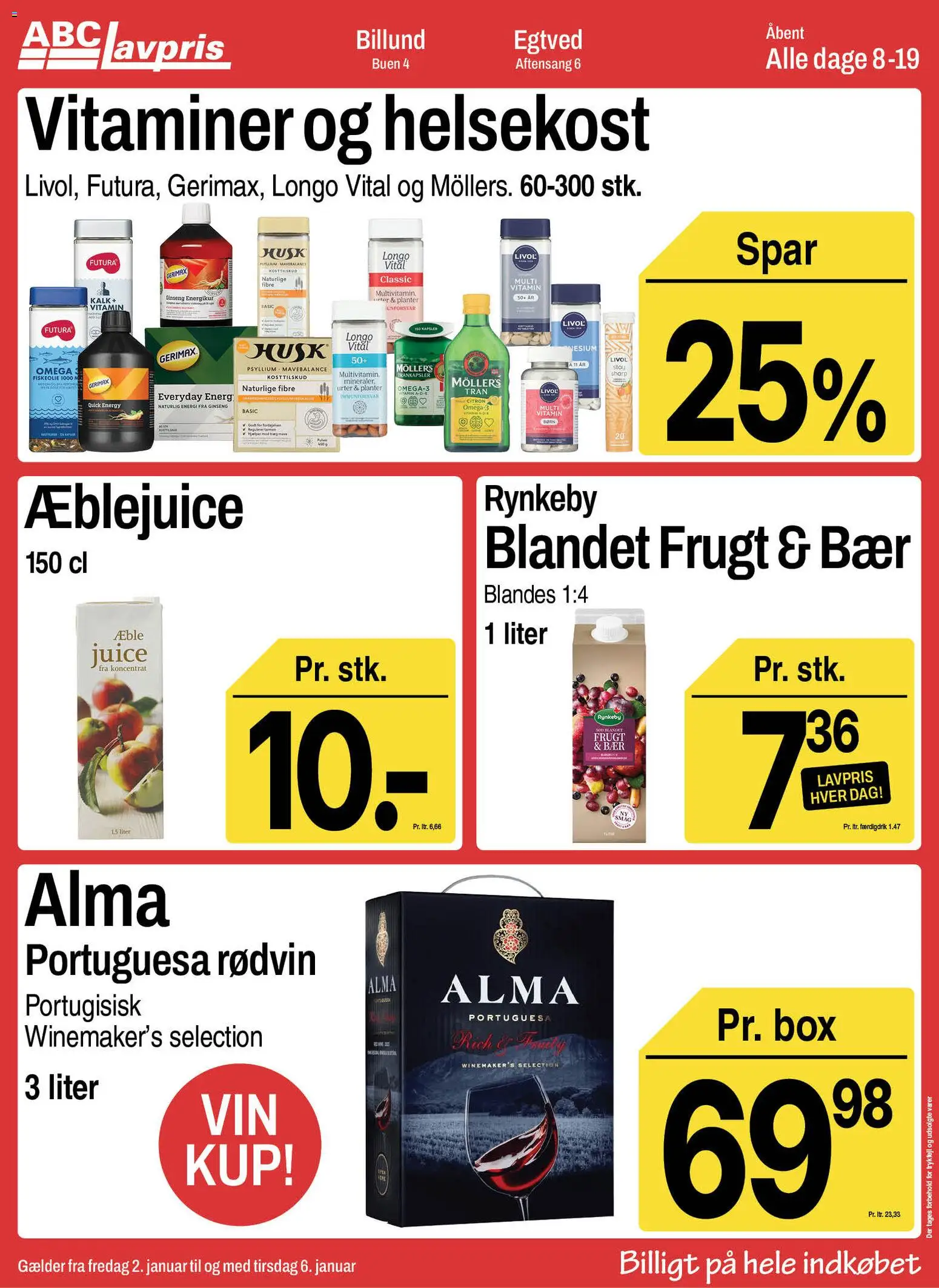 Abc Lavpris tilbudsavis – gyldig fra 02.01.2026 | Side: 8