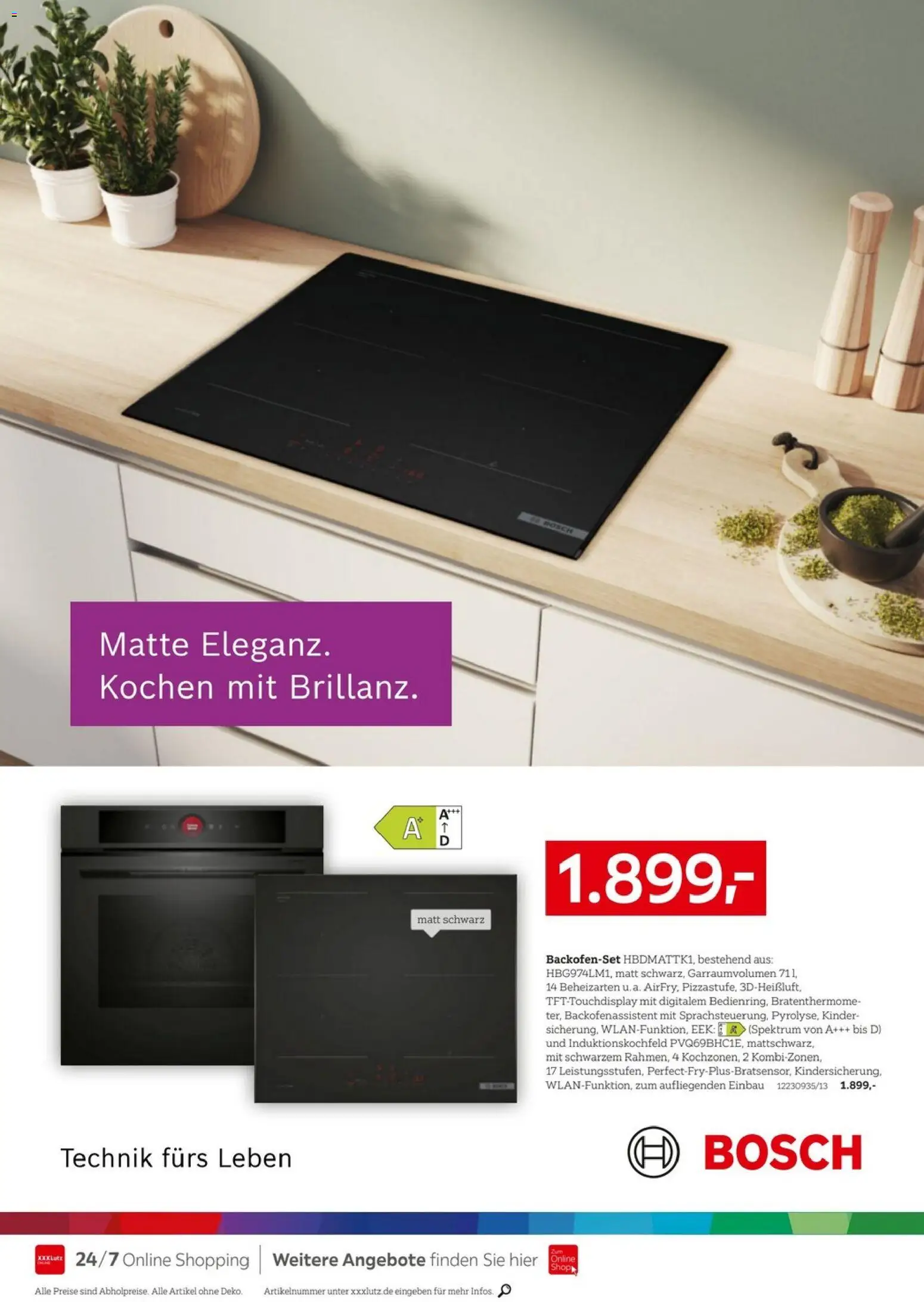 XXXLutz Nr. 1 bei Küchen – gültig ab 11.04.2026 | Seite: 22 | Produkte: Bosch