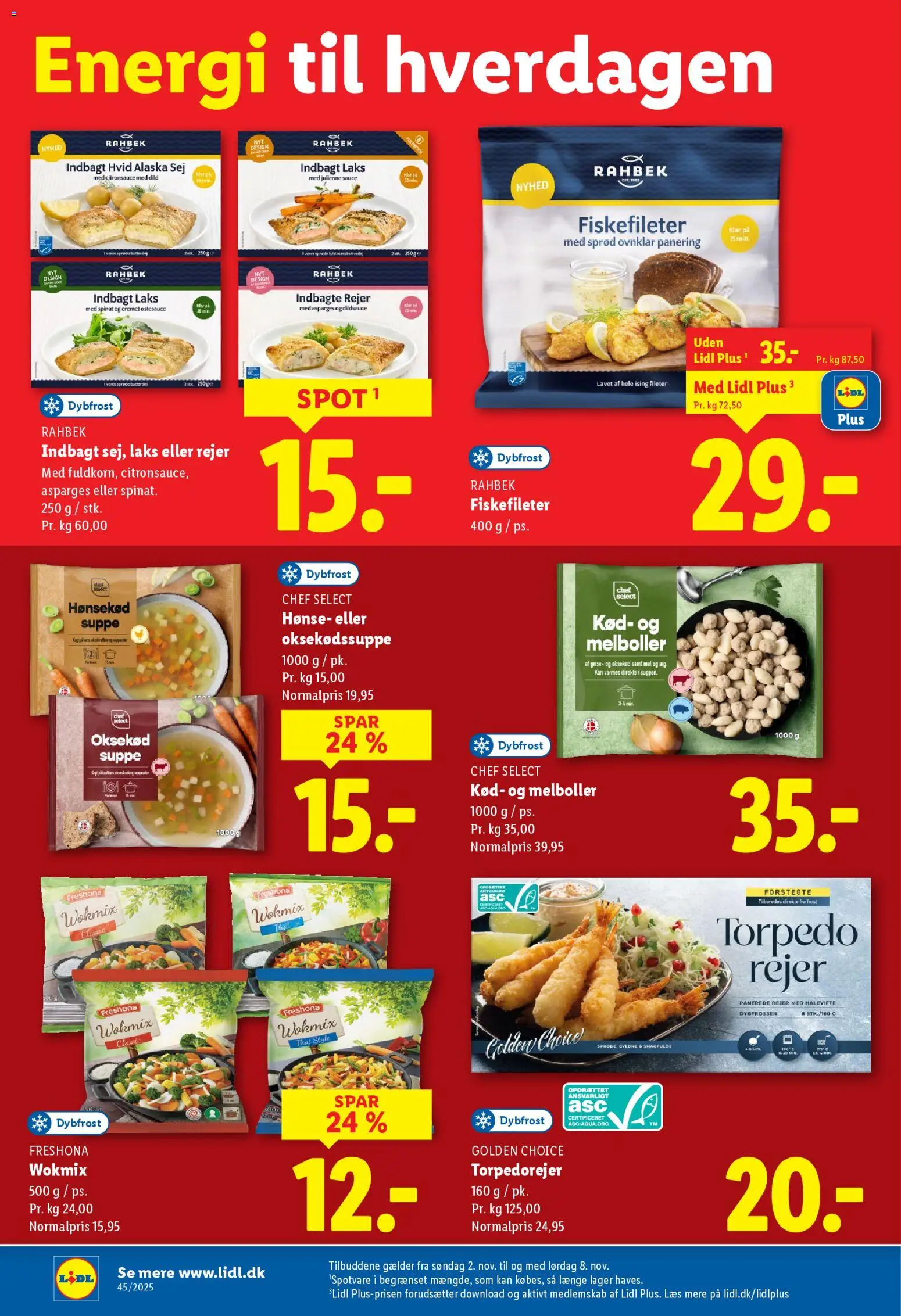 Lidl tilbudsavis – gyldig fra 02.11.2025 | Side: 7 | Produkter: Dild, Suppe, Spinat, Asparges