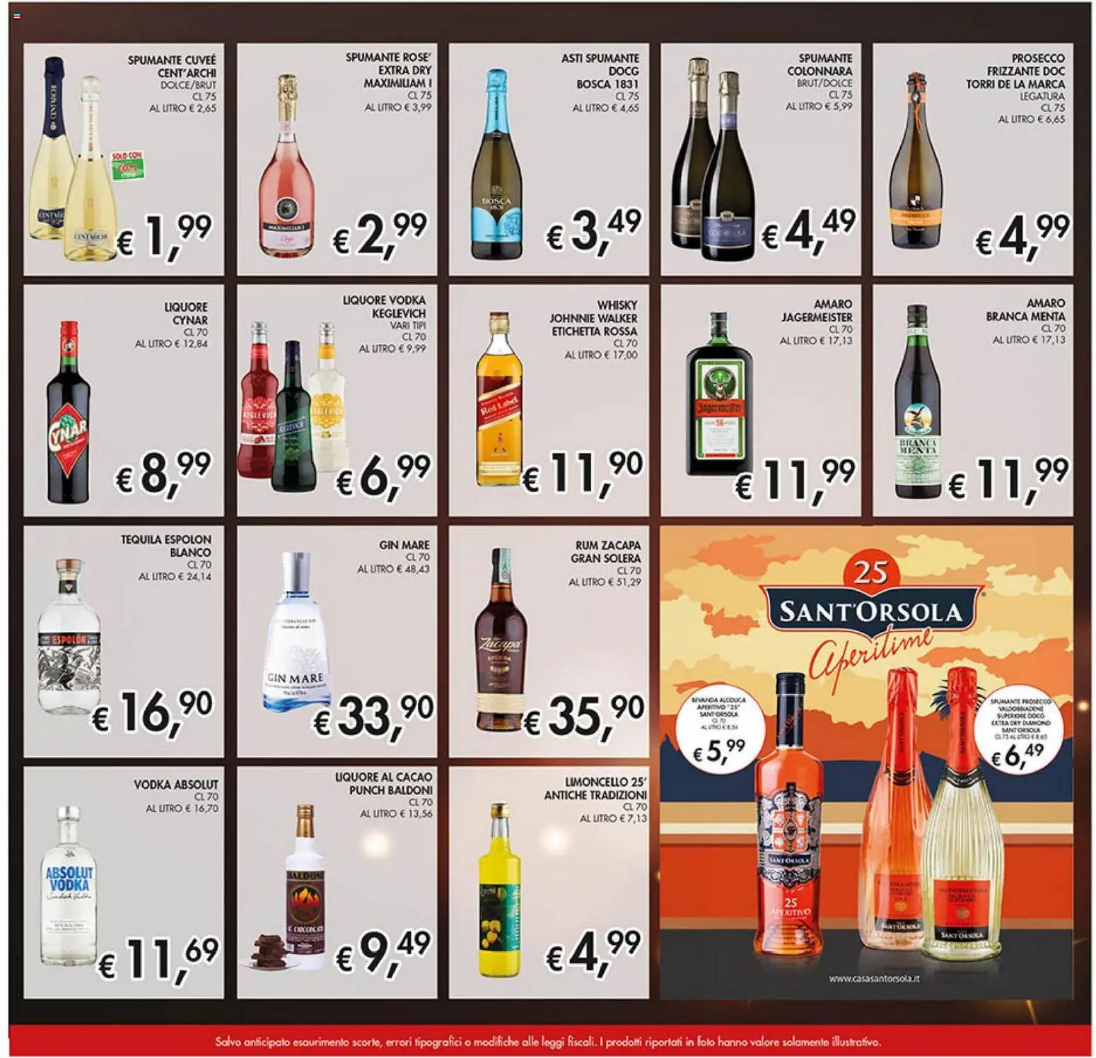 Volantino Coal del 27.12.2025 | Pagina: 17 | Prodotti: Whisky, Tequila, Spumante, Cacao