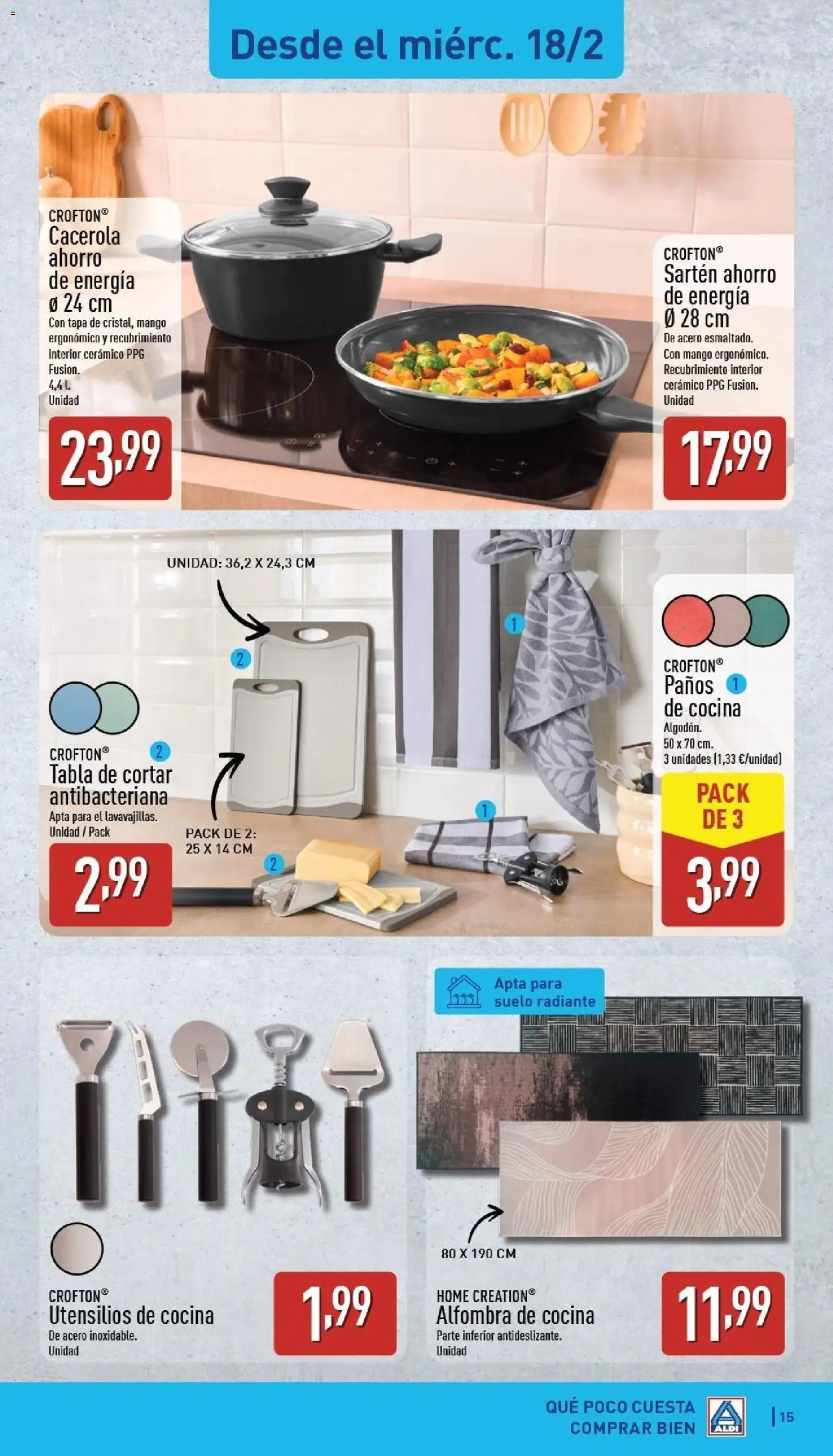 Aldi folleto Península │ válido desde el 16.02.2026 | Página: 15