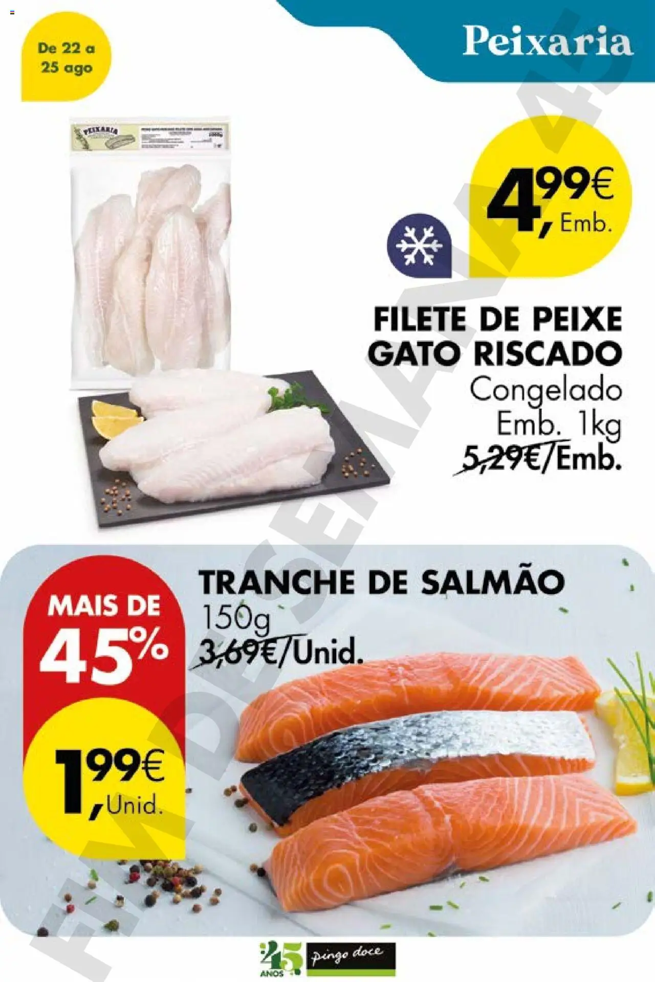 Pingo Doce Poupe este Fim de Semana │ válido de 22.08.2025 | Página: 3 | Produtos: Salmão, Peixe