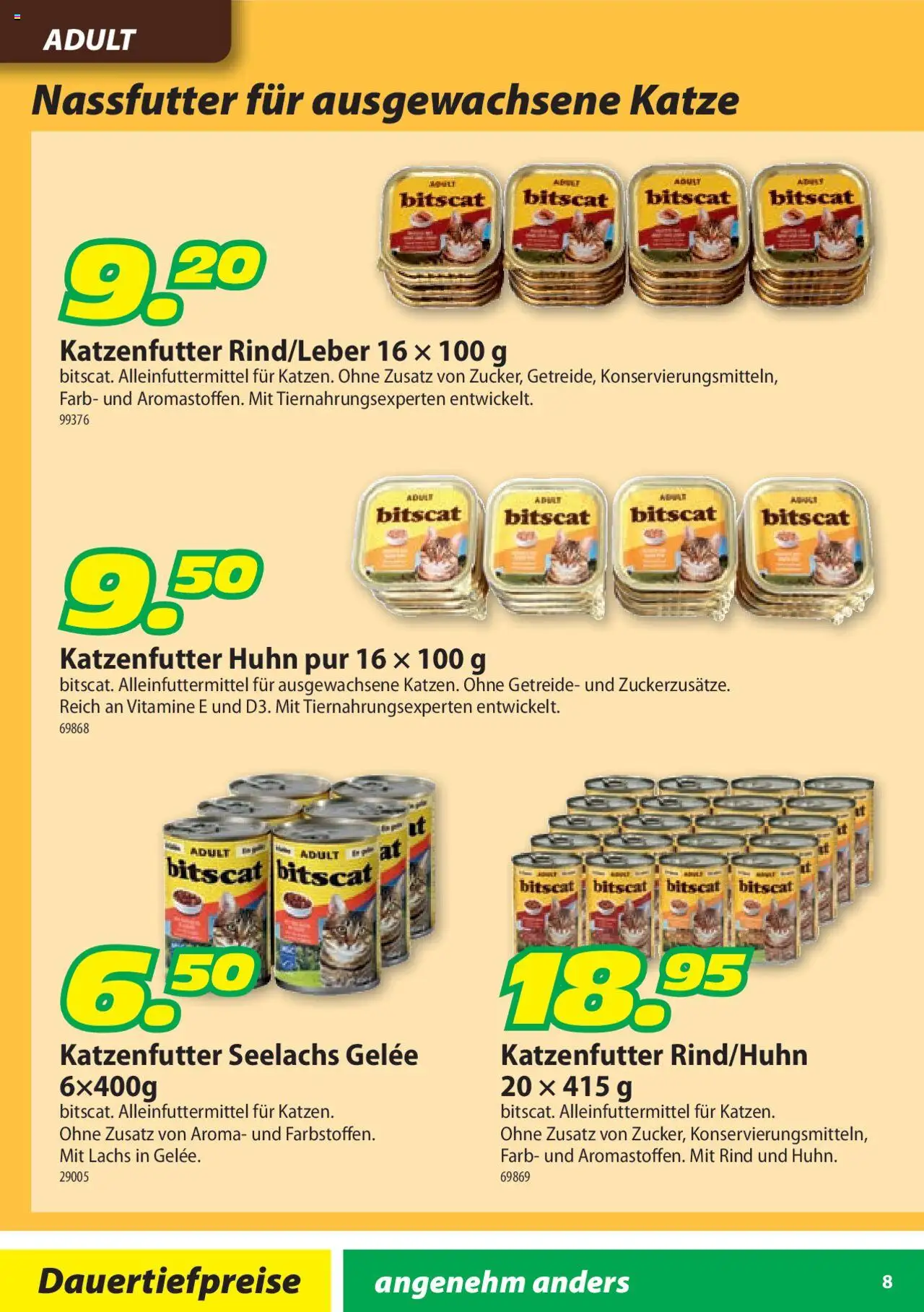 Landi Aktionen bitscat ab 02.01.2025 | Seite: 8 | Produkte: Lachs, Getreide