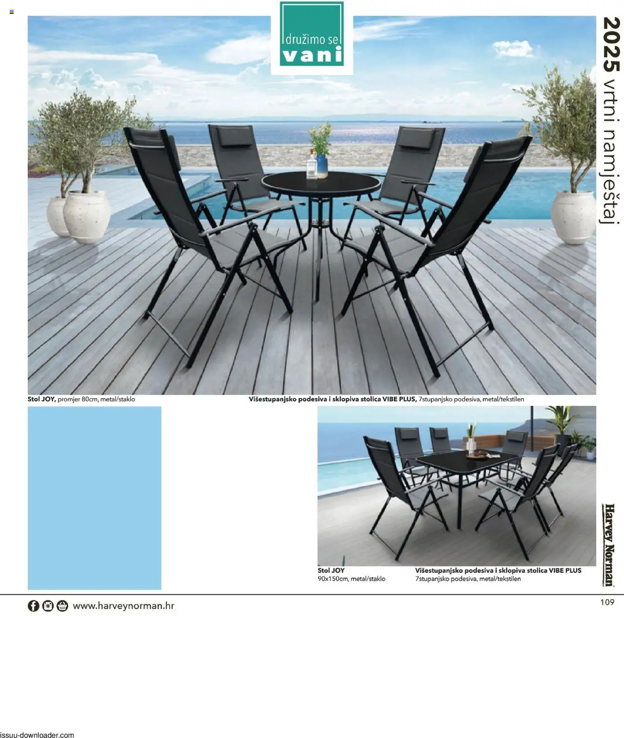 Harvey Norman katalog | vrijedi od 19.03.2025 | Stranica: 109 | Proizvodi: Stol, Stolica, Vrtni namještaj