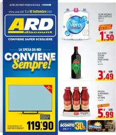 Anteprima del volantino Volantino ARD Discount	 valido a partire dal 01.09.2025