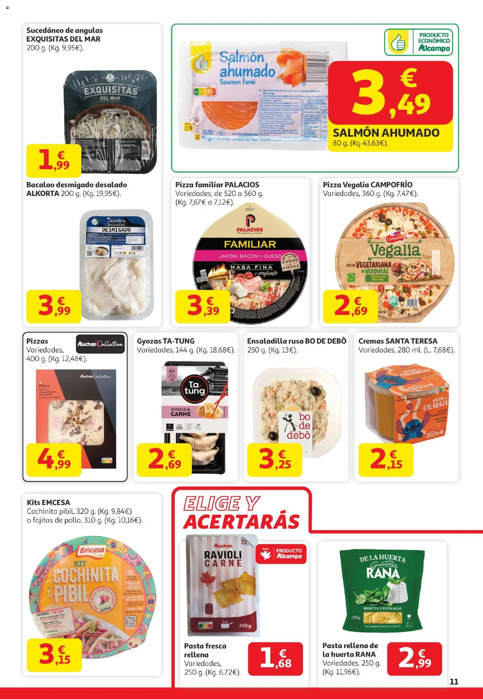 Alcampo - Canarias │ válido desde el 29.12.2025 | Página: 11 | Productos: Ensaladilla, Πράσινο τσάι, Queso, Horno