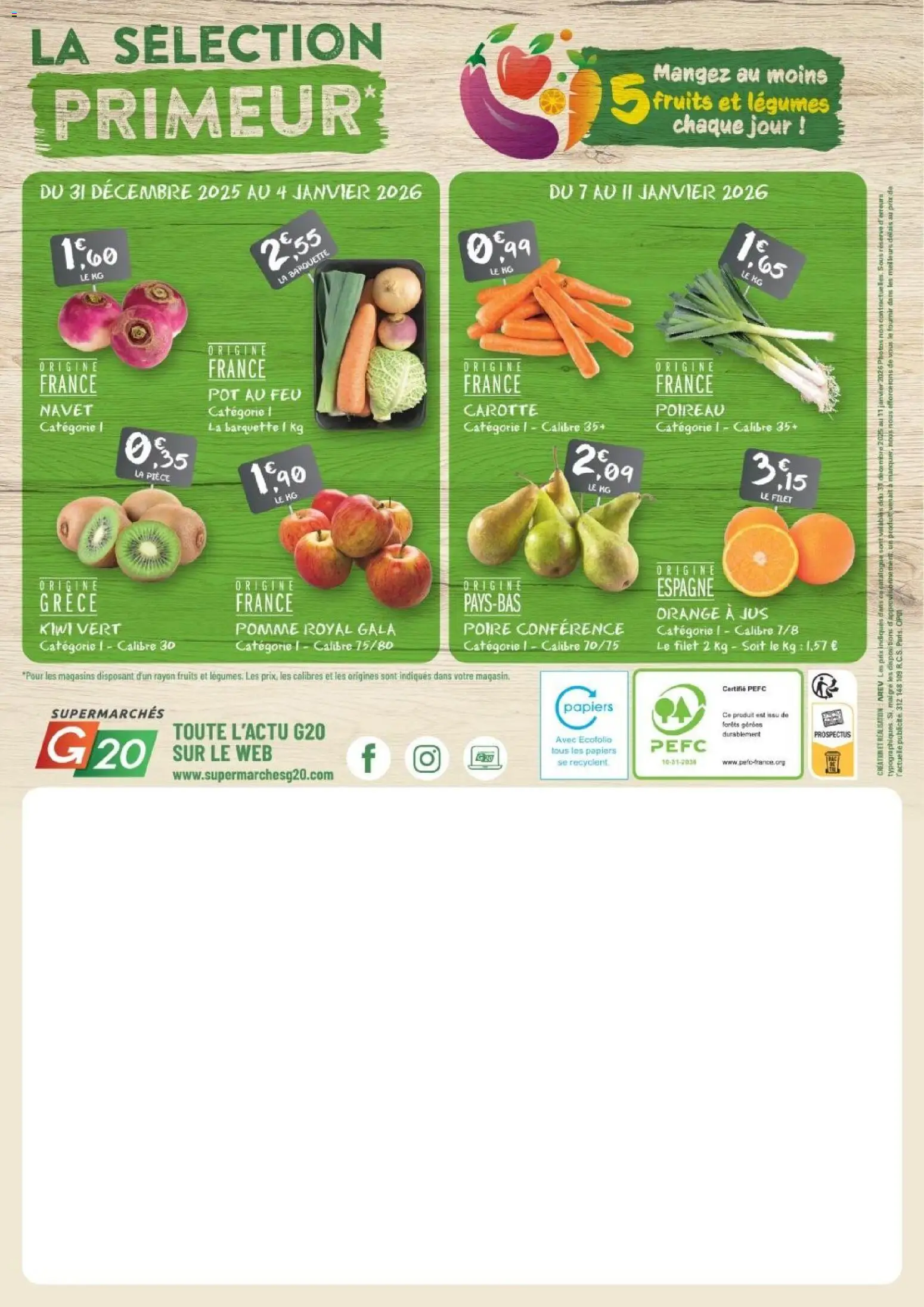 {H1} | Page: 16 | Produits: Orange a Jus, Poire, Navet, Jus