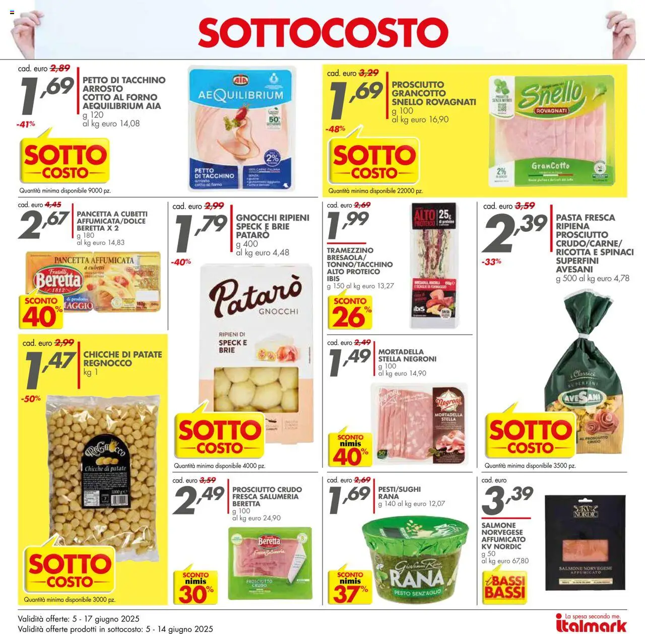 Volantino Italmark del 05.06.2025 | Pagina: 13 | Prodotti: Pesto, Ricotta, Forno, Gnocchi